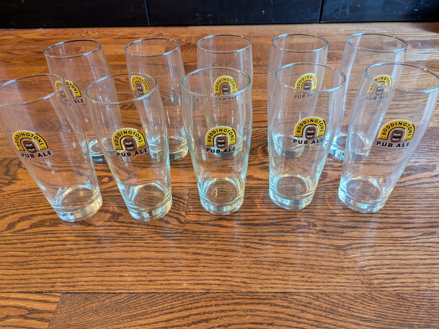 Boddingtons Pub Ale Glasses - Set of 10 - photo 2