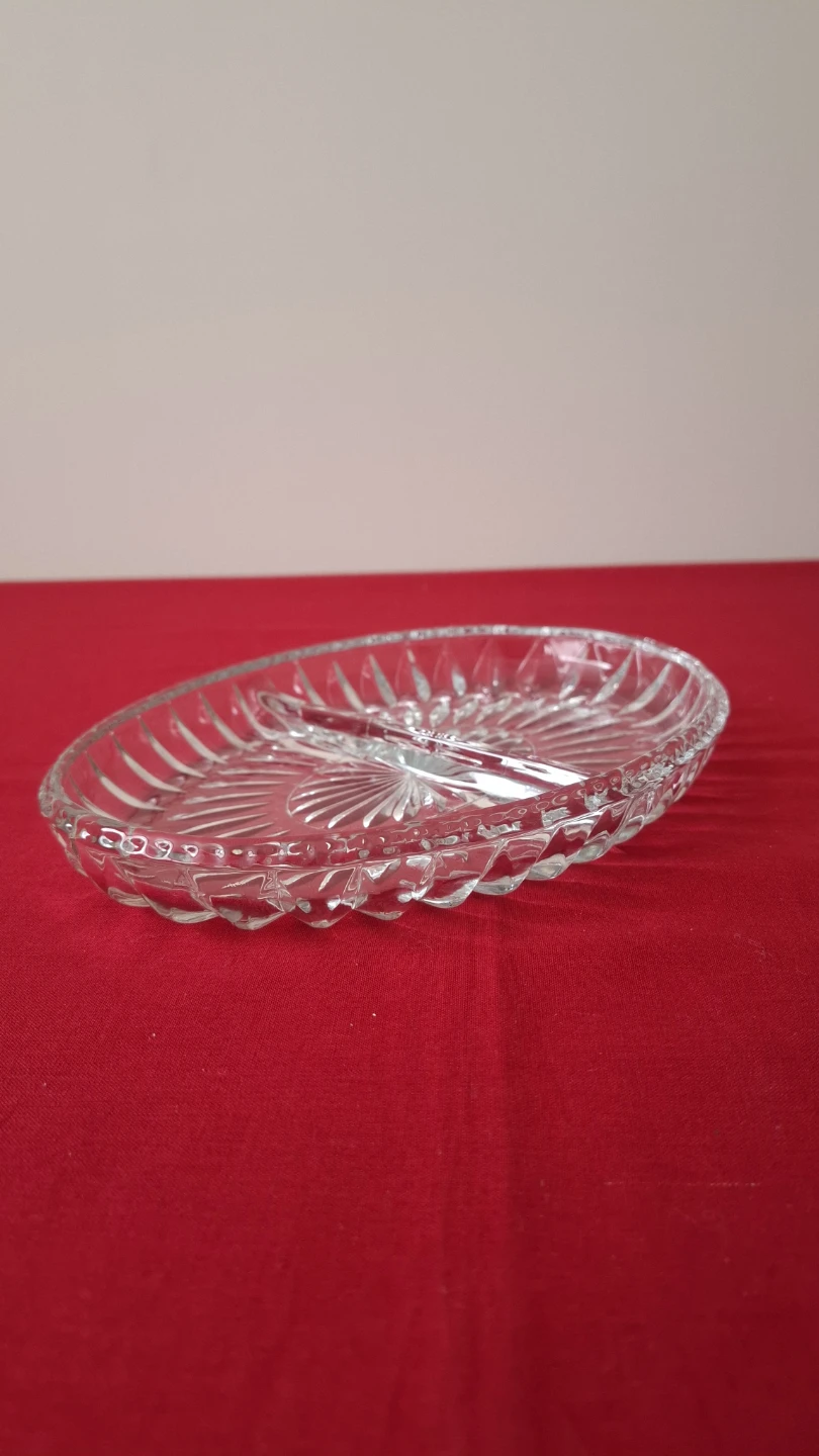 Glass Divided Serving Dish