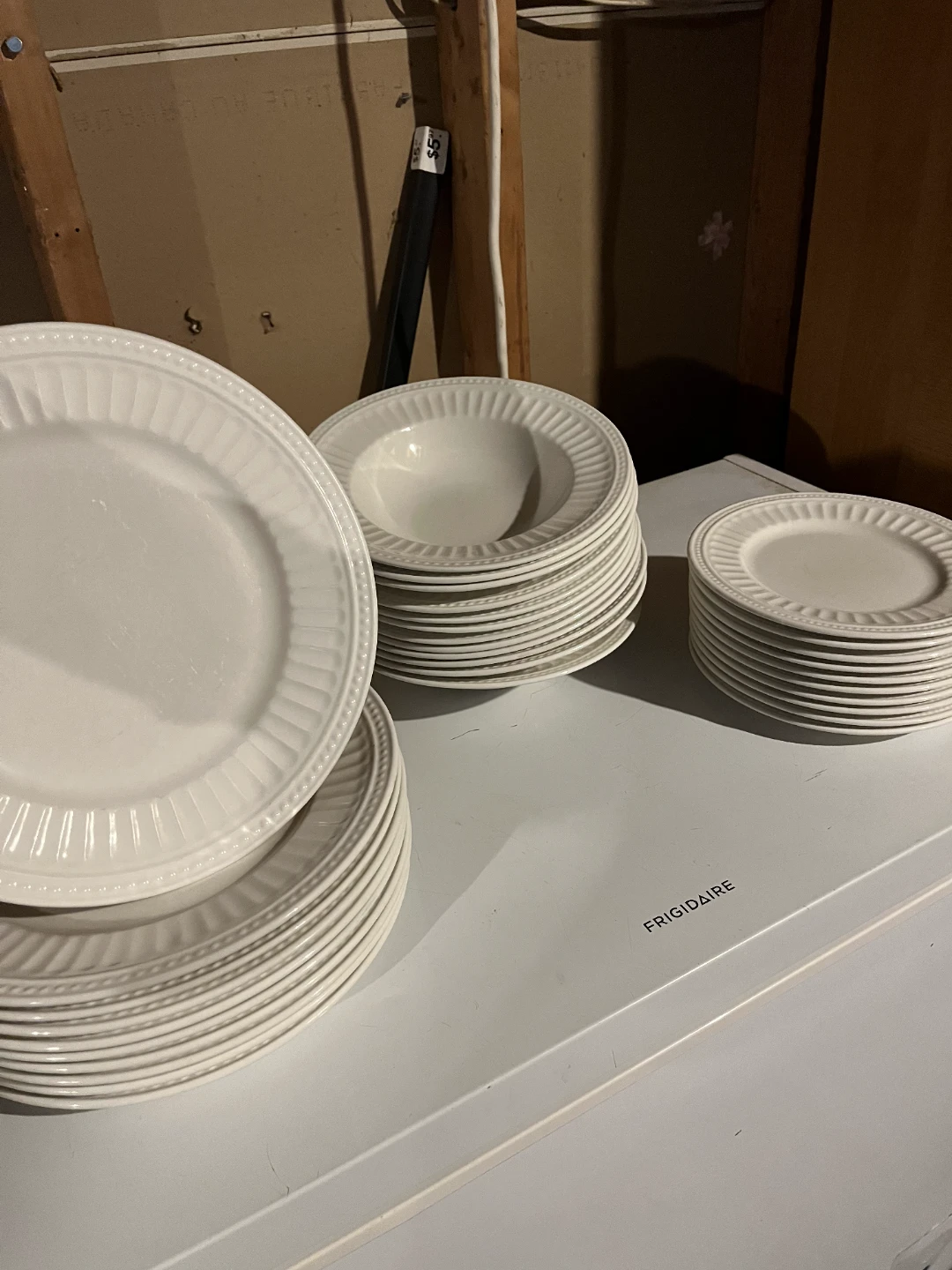White Ceramic Dinnerware Set - photo 4