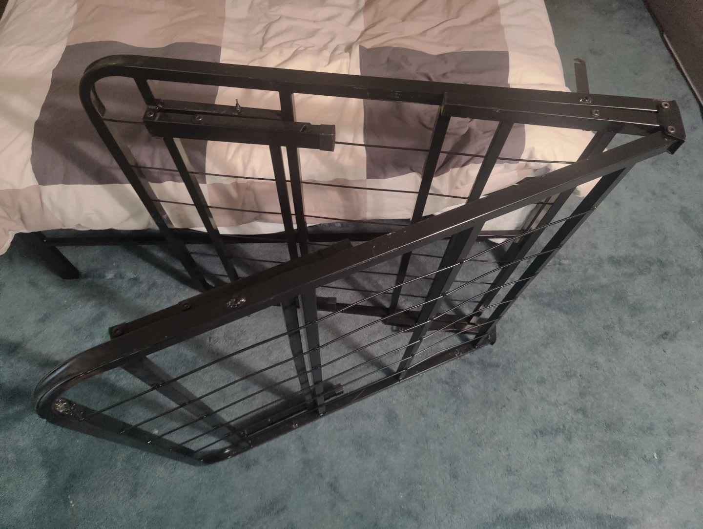 Metal Bed Frame (Foldable) - photo 2
