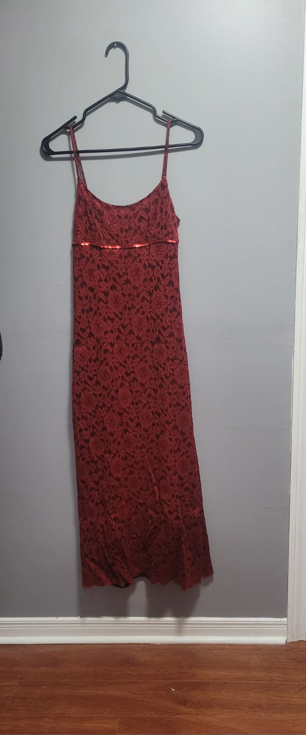 Blue Strapless Chiffon Party Dress - photo 5