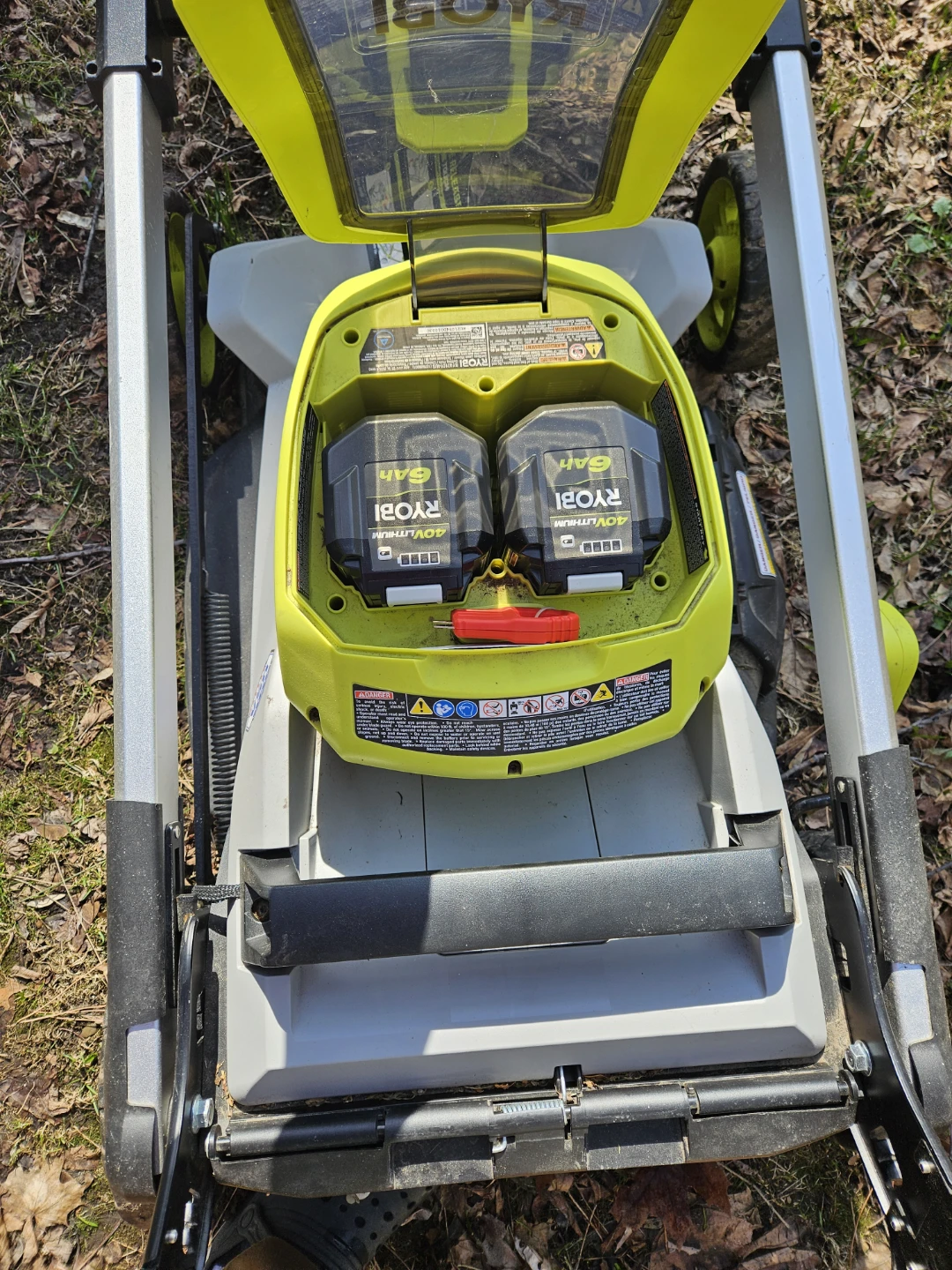 Ryobi 21" Self-Propelled Mower with 2x 40V Batteries and Charger - photo 5
