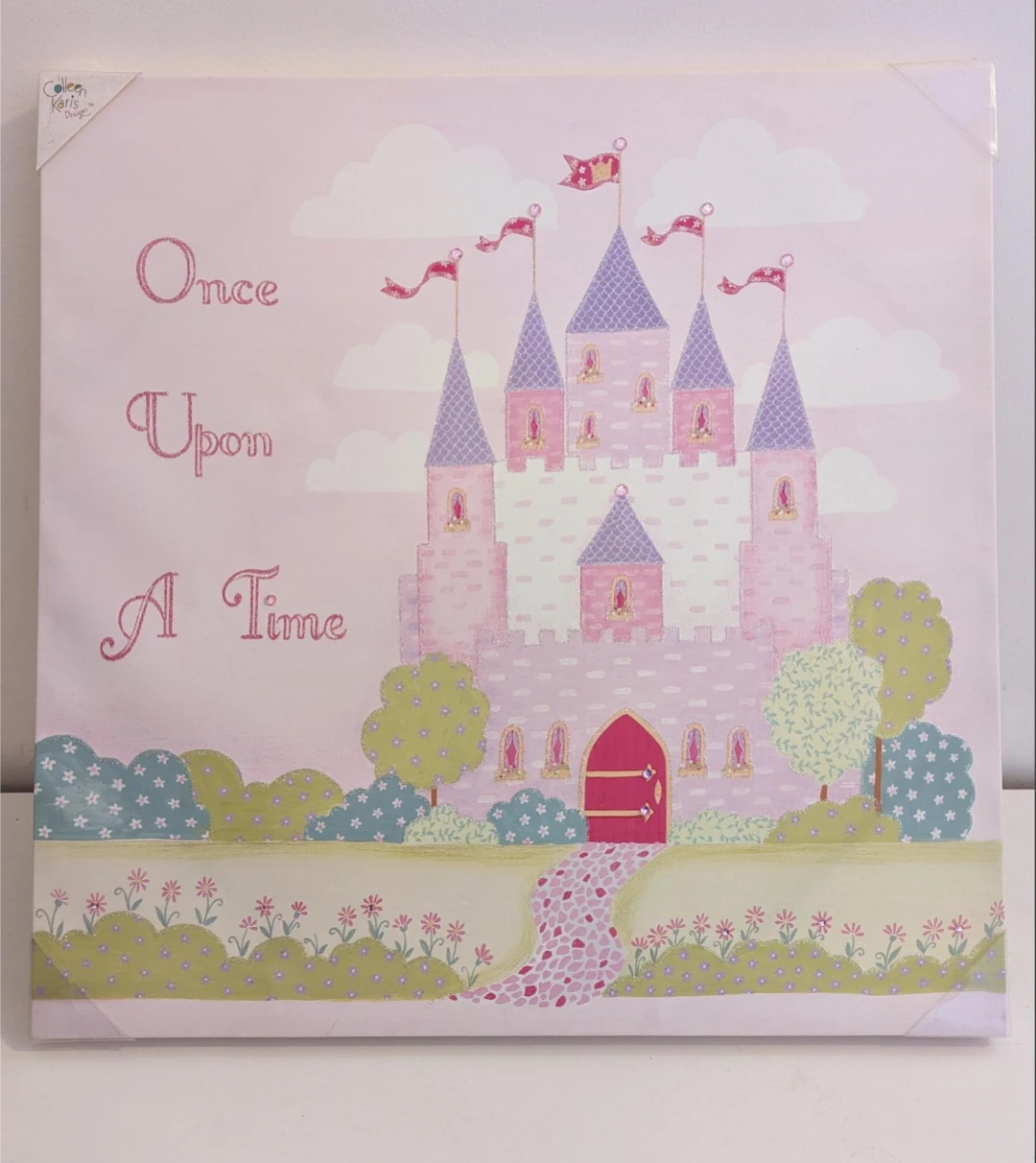 Colleen Karis Designs "Once Upon A Time" Castle Wall Art Canvas
