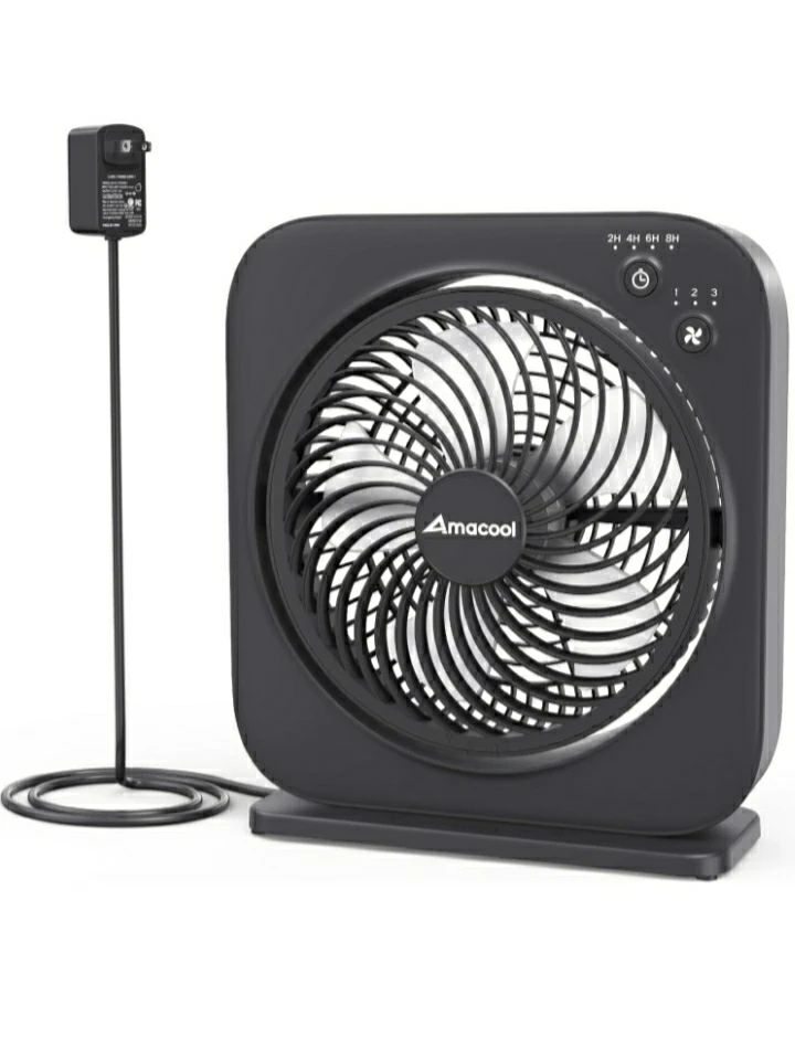 Amacool Black Box Fan🌱