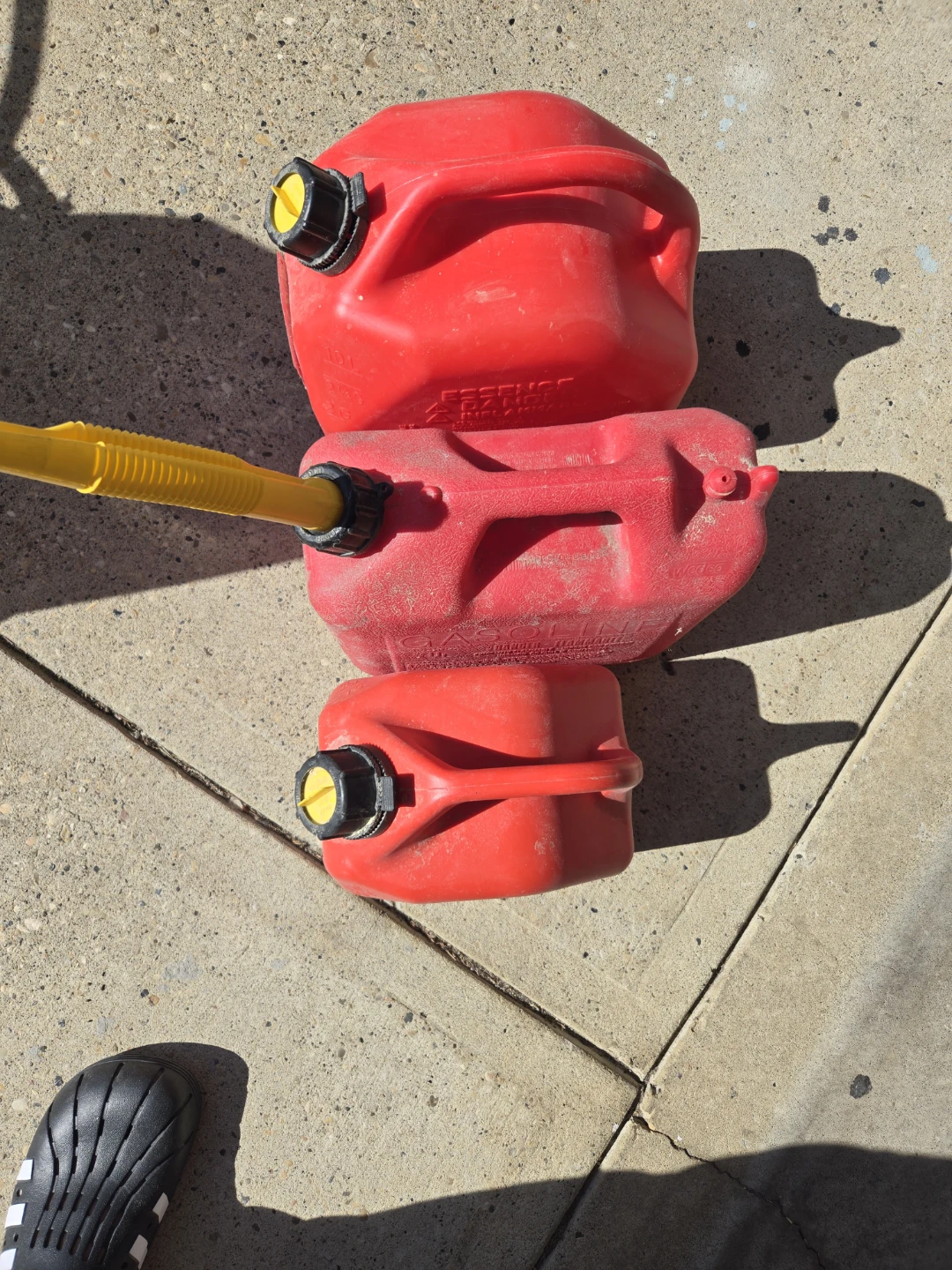 3 Gas  Cans with Spouts - photo 2