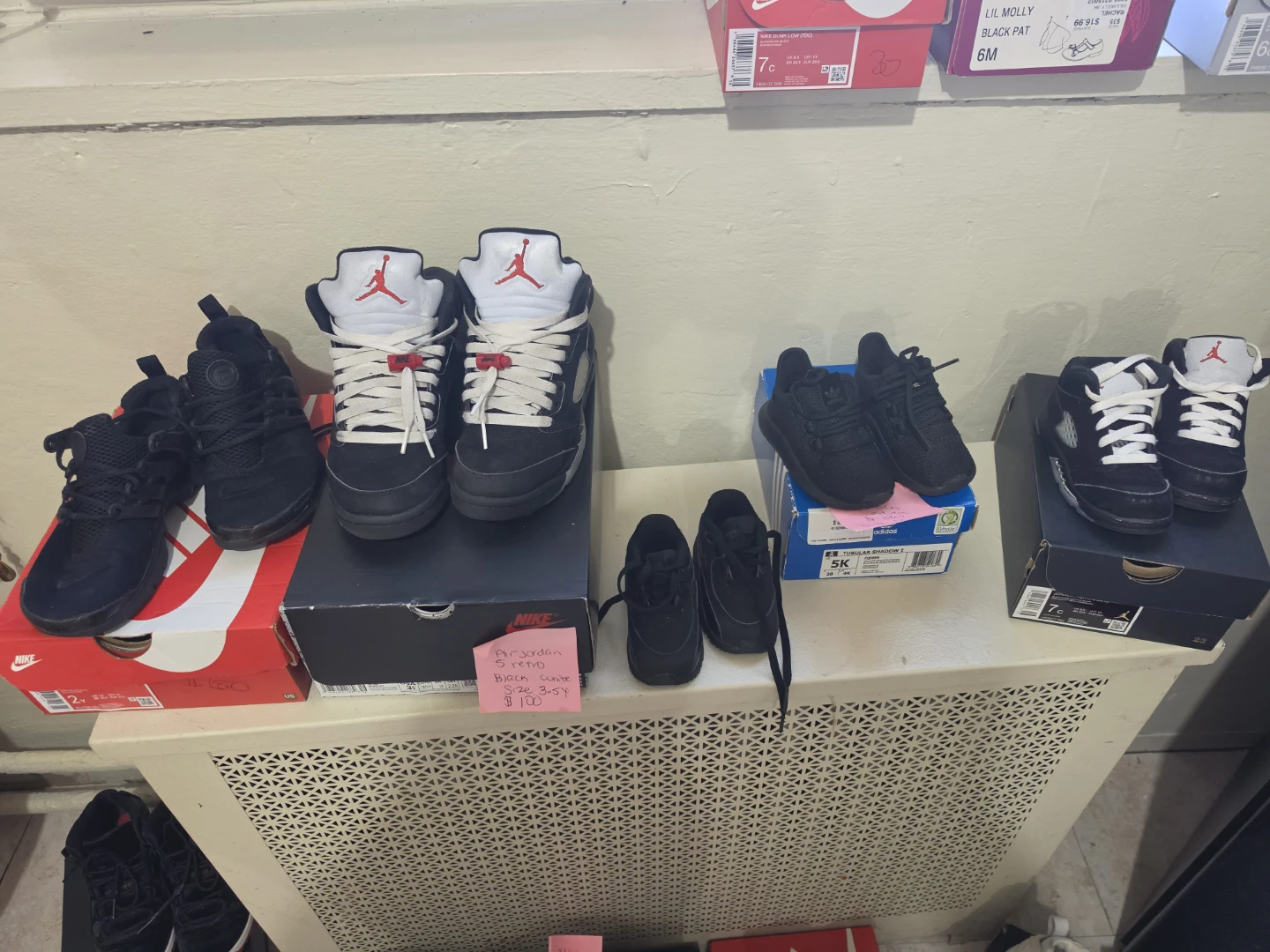 Bundle of Kids' Sneakers - Nike Air Force 1s & Jordan 4s - photo 4