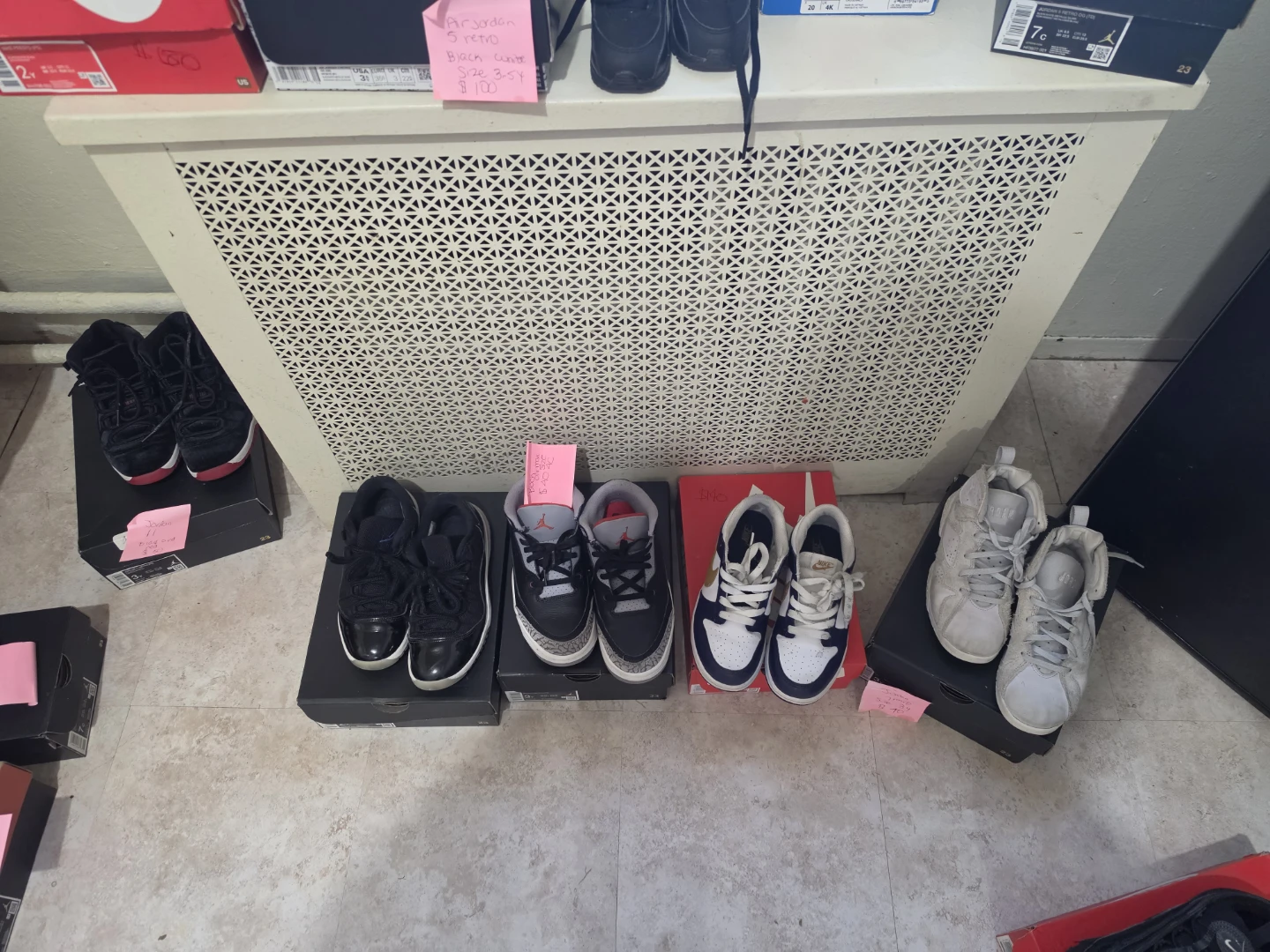 Bundle of Kids' Sneakers - Nike Air Force 1s & Jordan 4s - photo 5