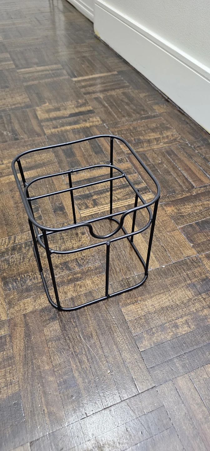 Glass Beverage Dispenser with Black Wire Stand - photo 3