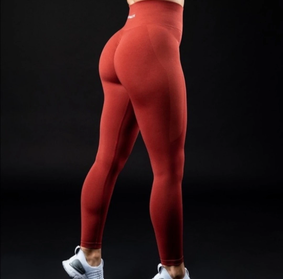 Alphalete Red Seamless Leggings