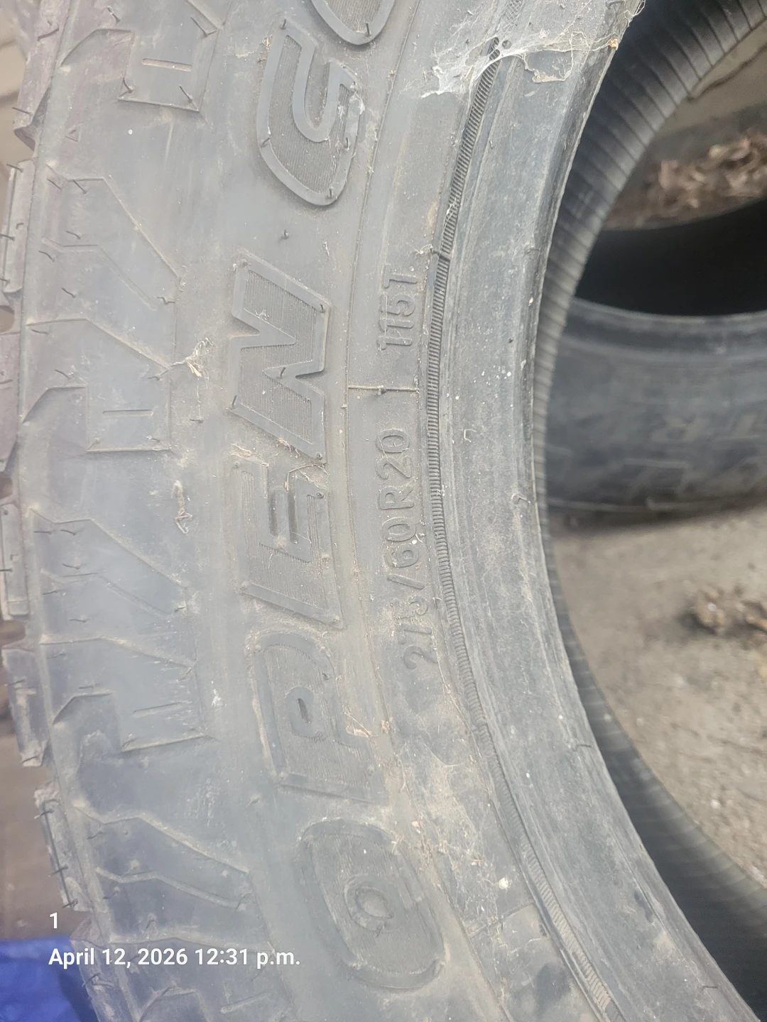 Toyo open country A/T III tires - photo 3