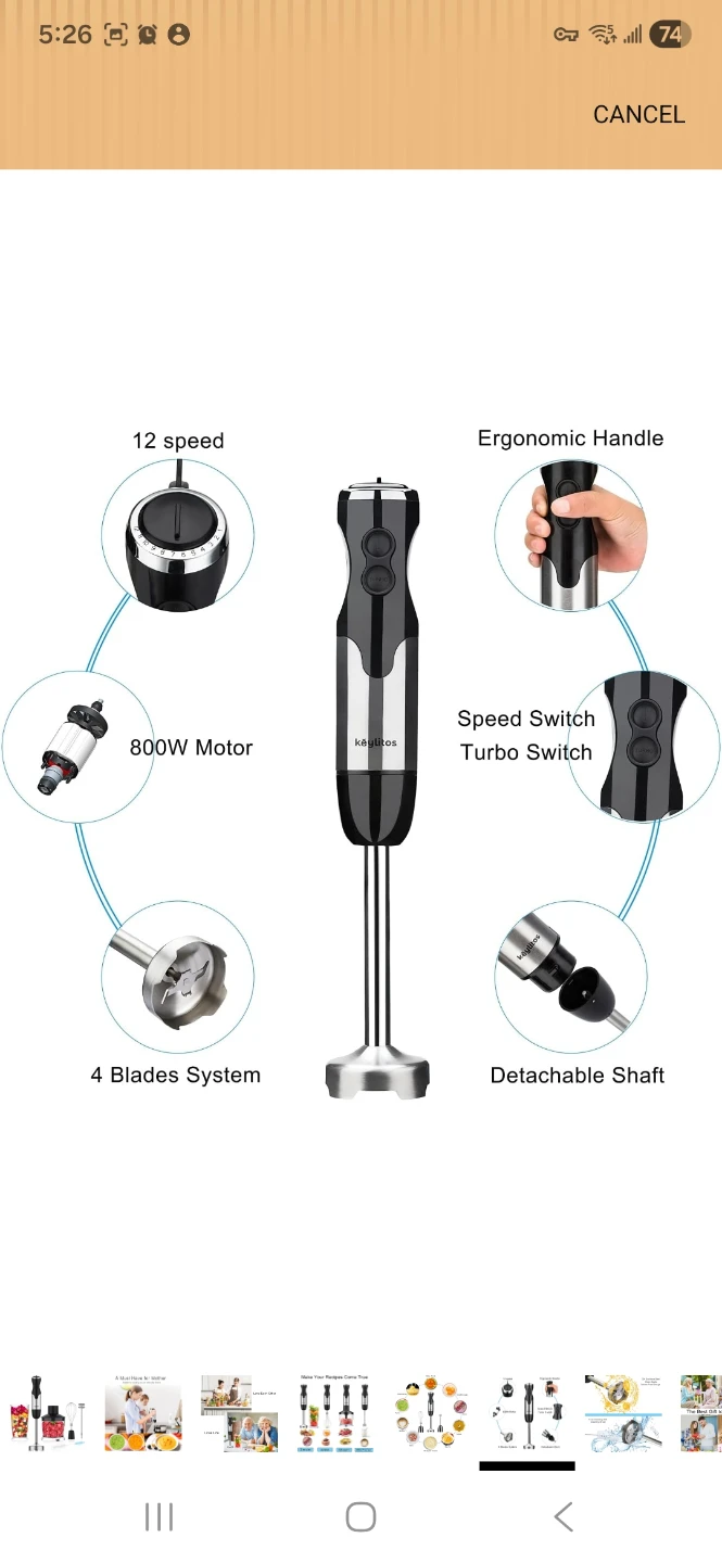 Hand Blender 5 in 1 - photo 4