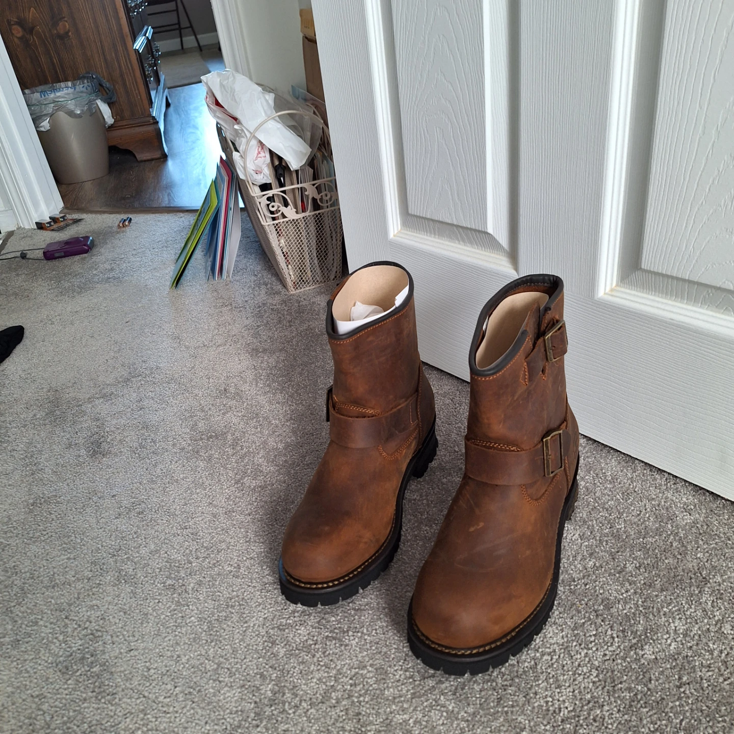 Skechers Utility Work Boots Men's Size 11.5 Brown Leather - photo 4