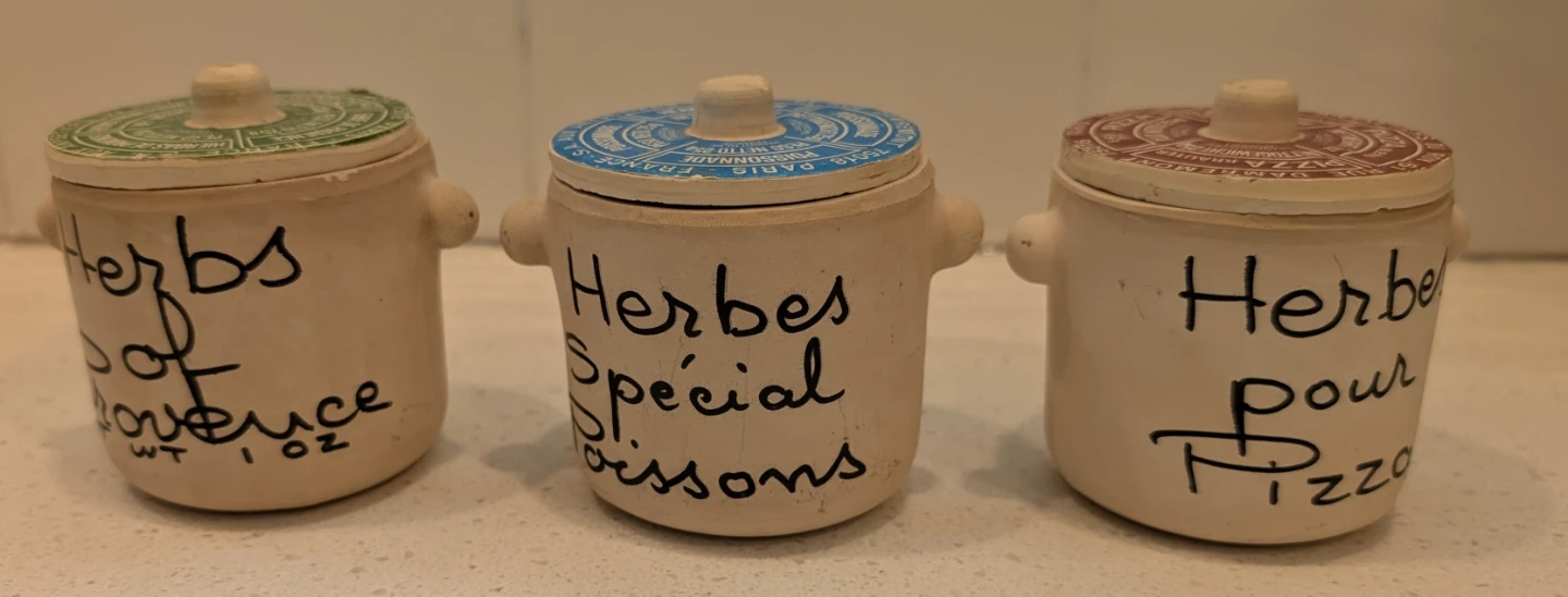 Ceramic Herb Jars