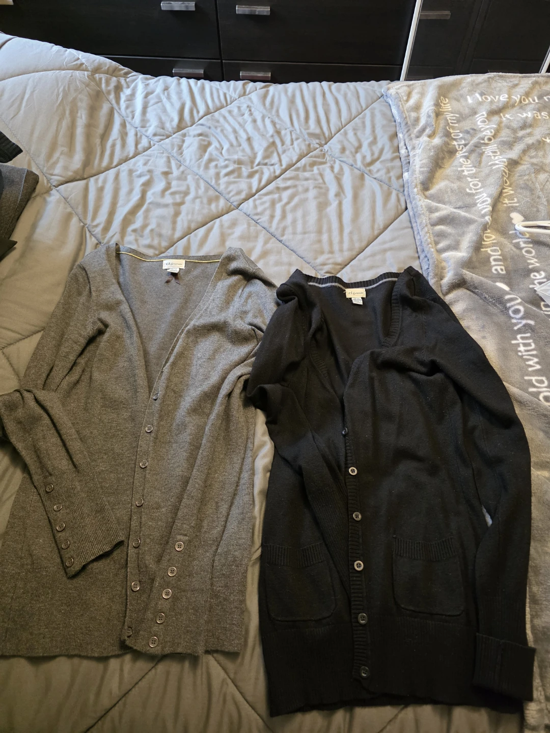 Dynamite Cardigan Set - Grey & Black - TP/XS
