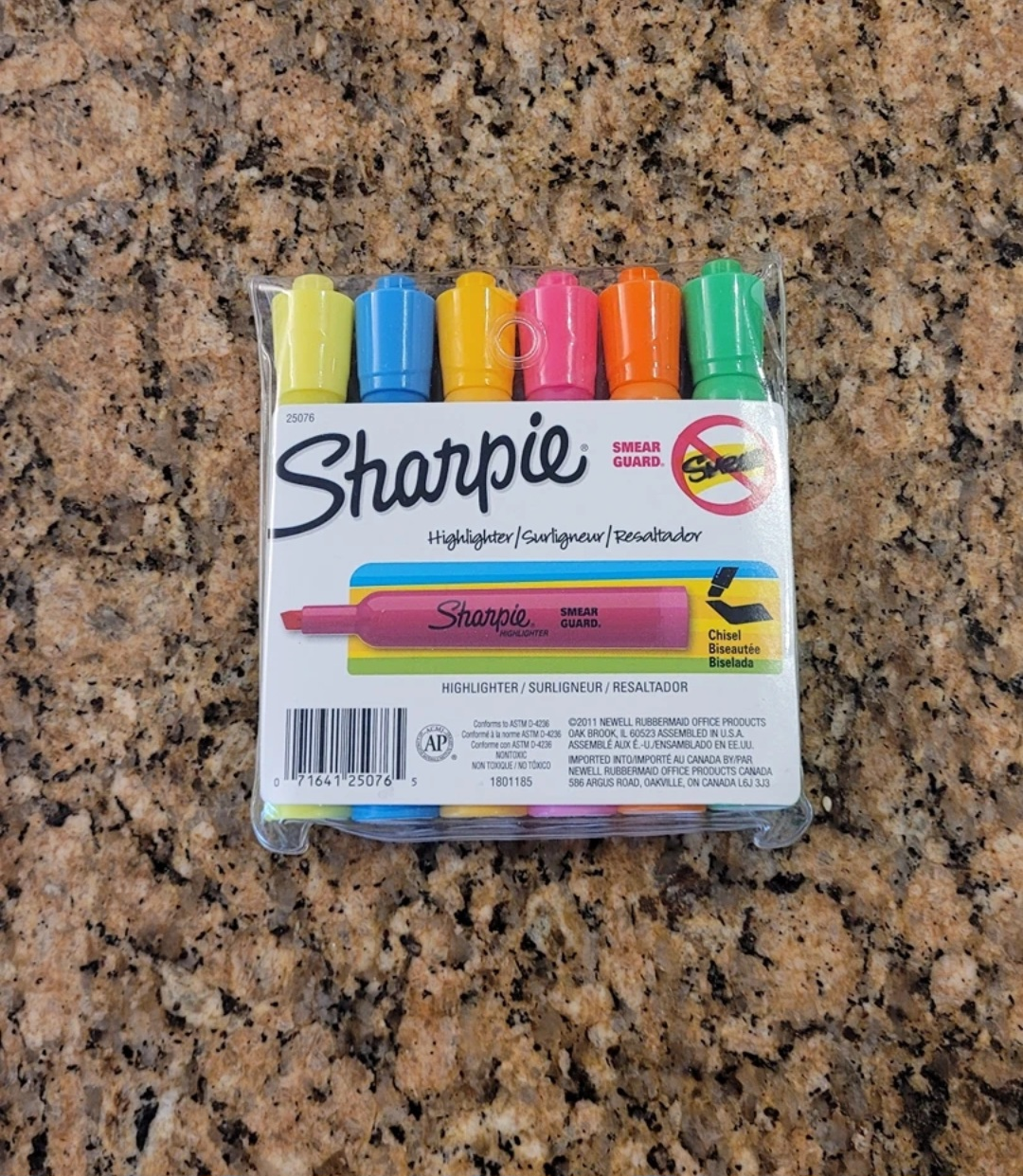 Sharpie ACCENT Highlighter, Tank Highlighter Chisel  6 pk