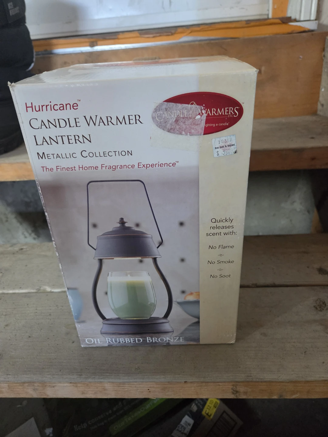 Hurricane Candle Warmer Lantern - Oil Rubbed Bronze