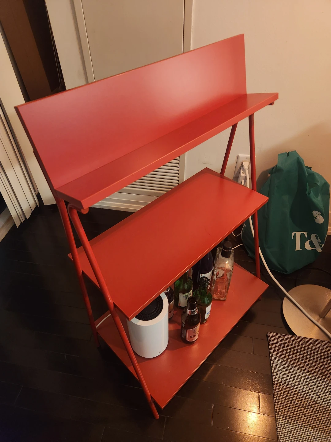 IKEA KRÖNIKÖR Open Storage Shelf - Red
