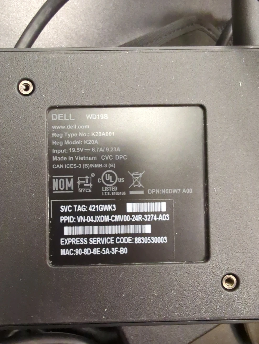 Dell WD19S Docking Station #11 - photo 4