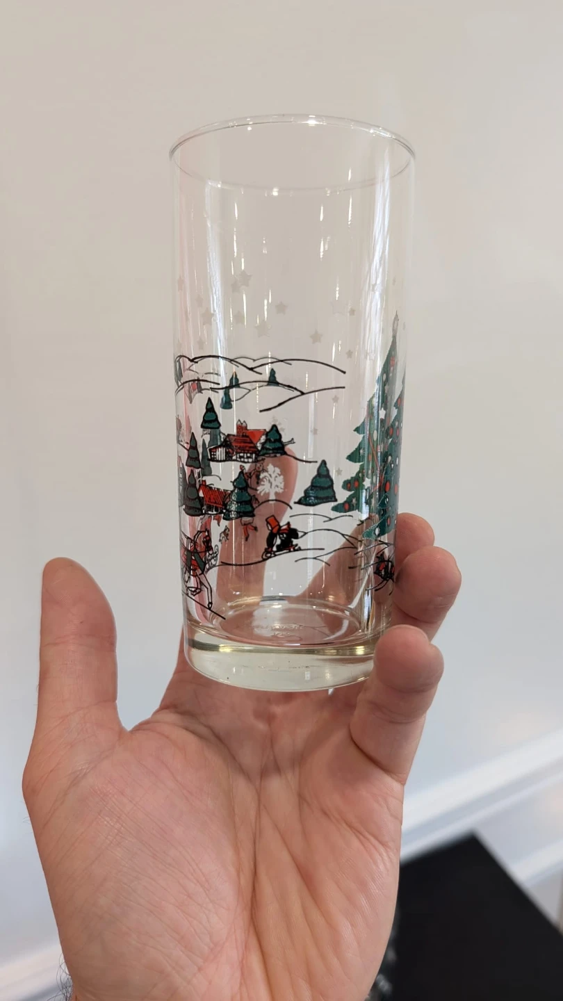 Vintage Christmas Glasses - Set of 11 - photo 4