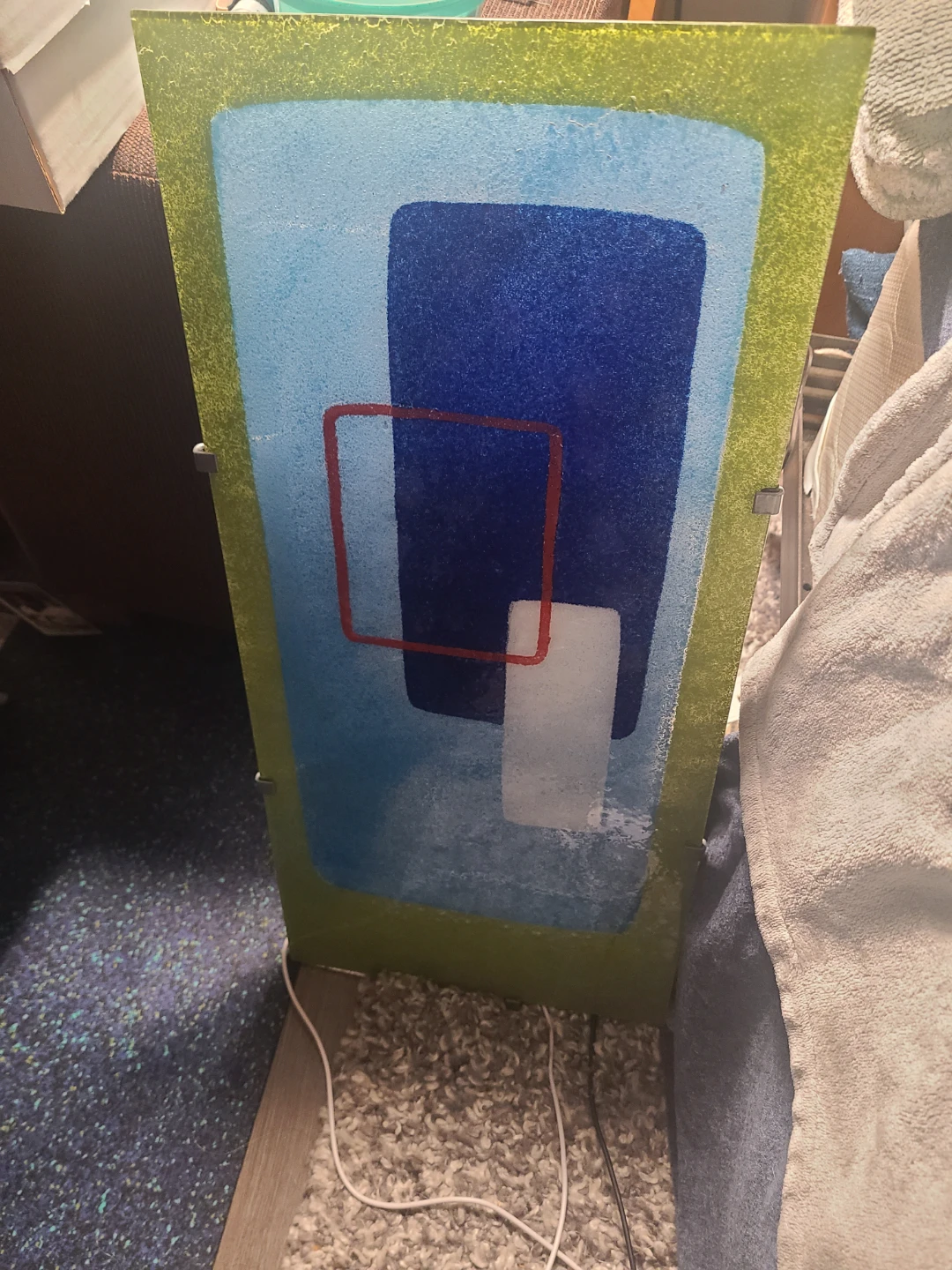 Vintage IKEA Decorative Panel  Lamp 1990's