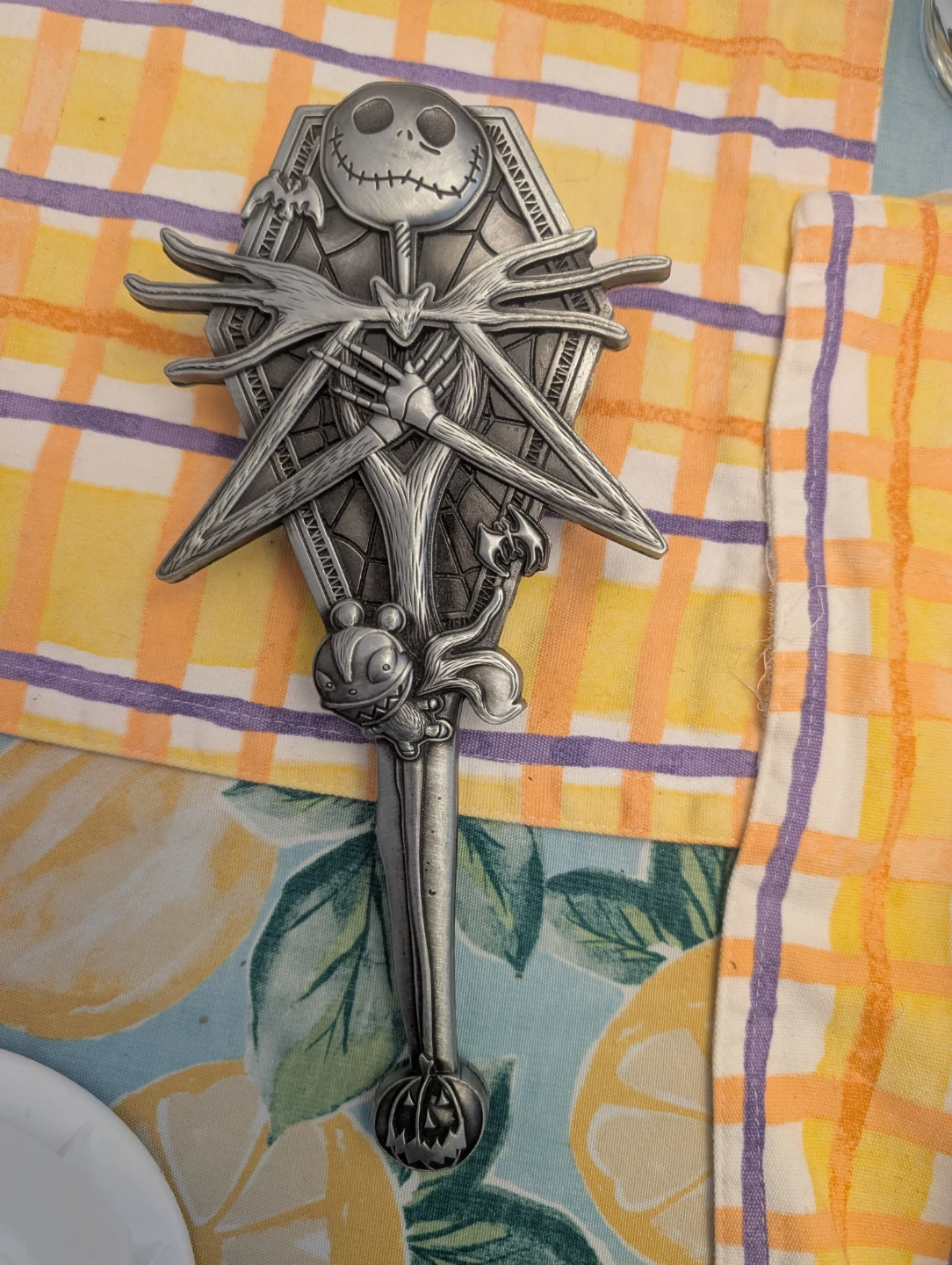 The Nightmare Before Christmas Jack Skellington hair brush.