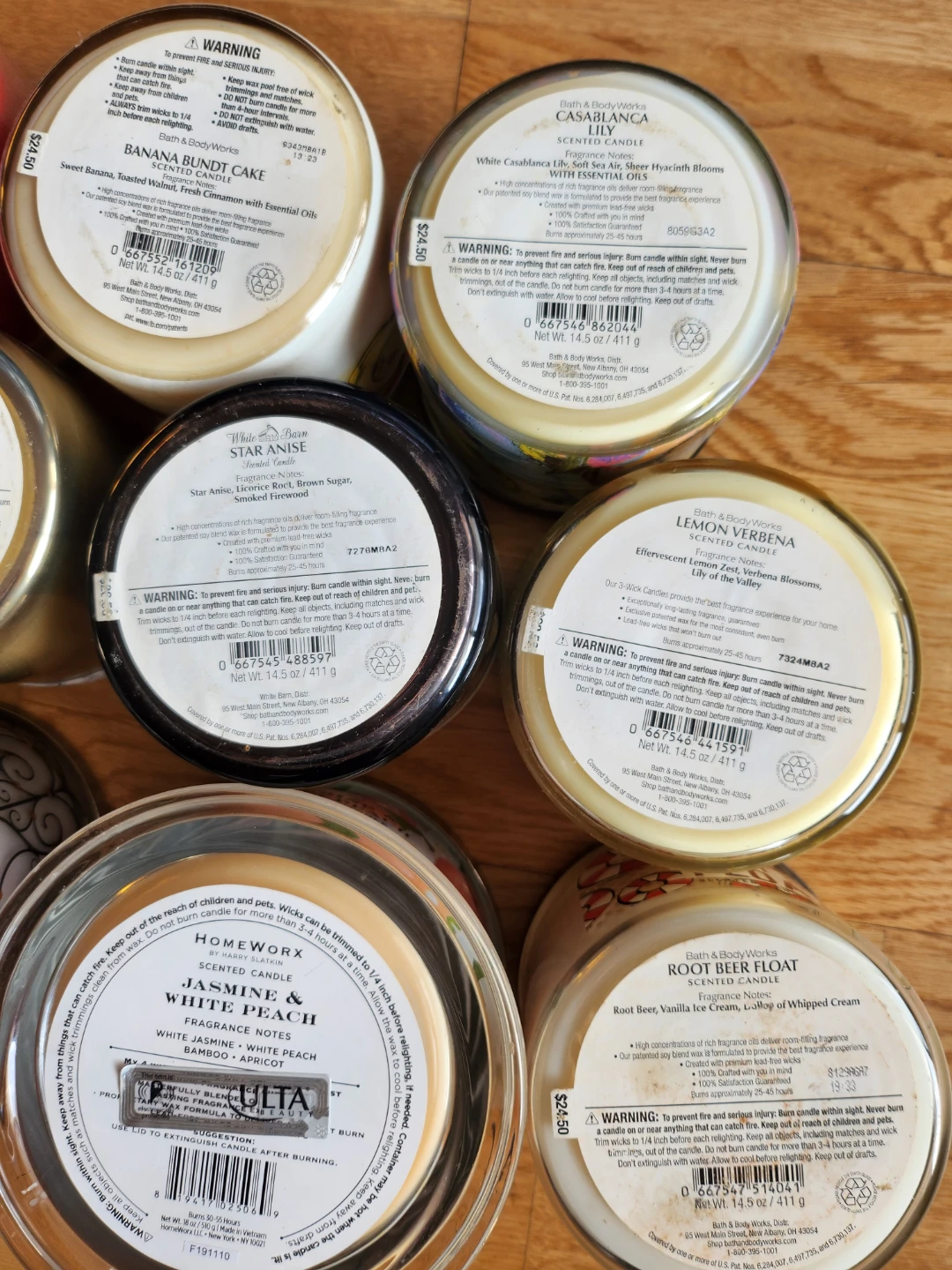 11 Bath & Body Works & Home Worx Scented Candles Collection - photo 5