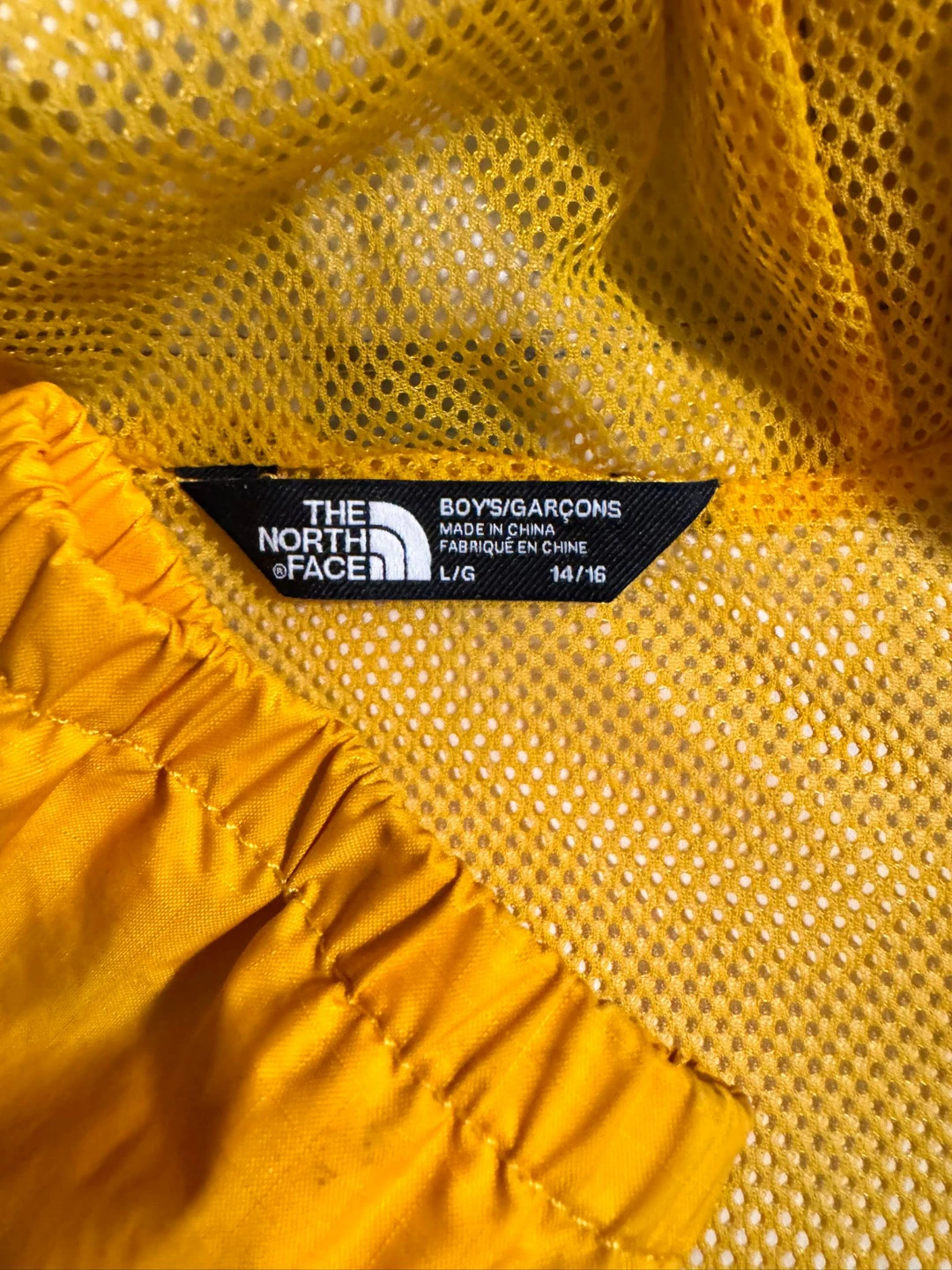 The North Face Boys' DryVent Jacket Size L/G 14/16 Yellow - photo 2