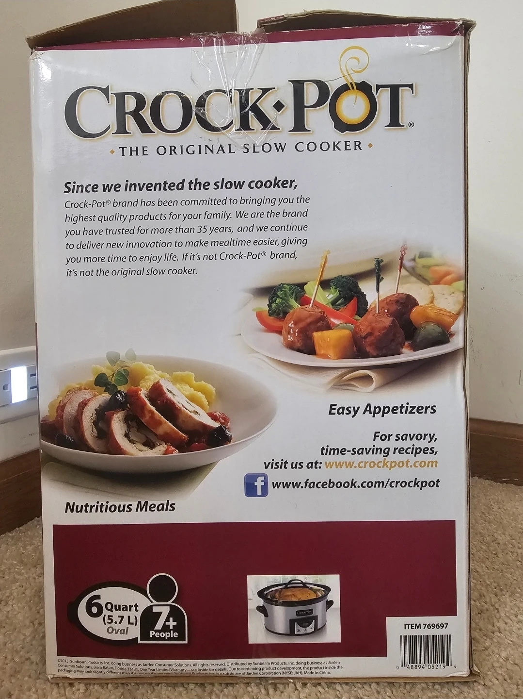 Crock◇Pot 6qt w/little dipper warmer - photo 2