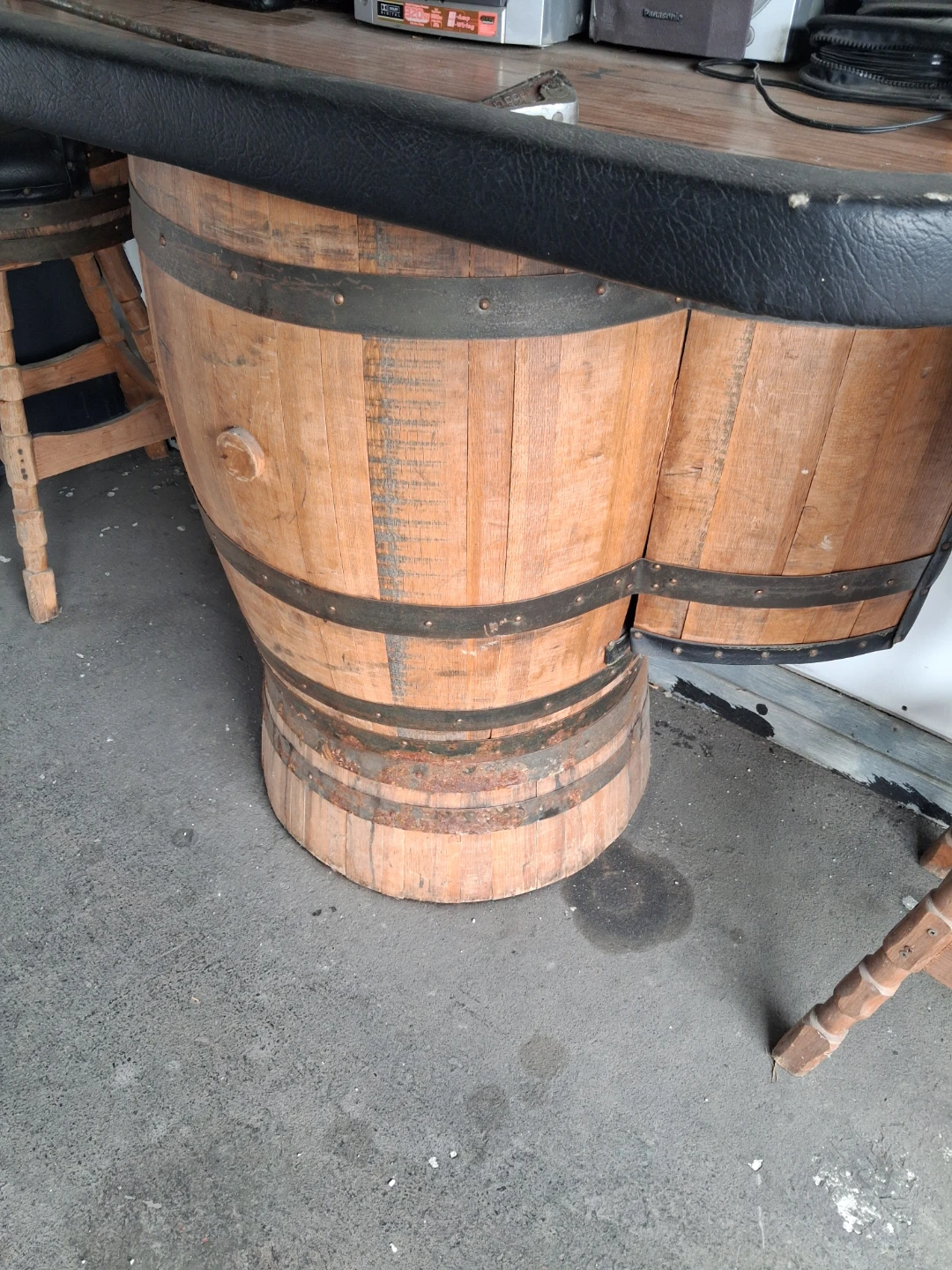 Bar Stool with Patchwork Seat - photo 2