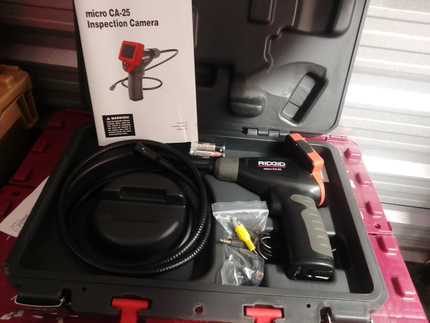 RIDGID micro CA-25 Inspection Camera with Case