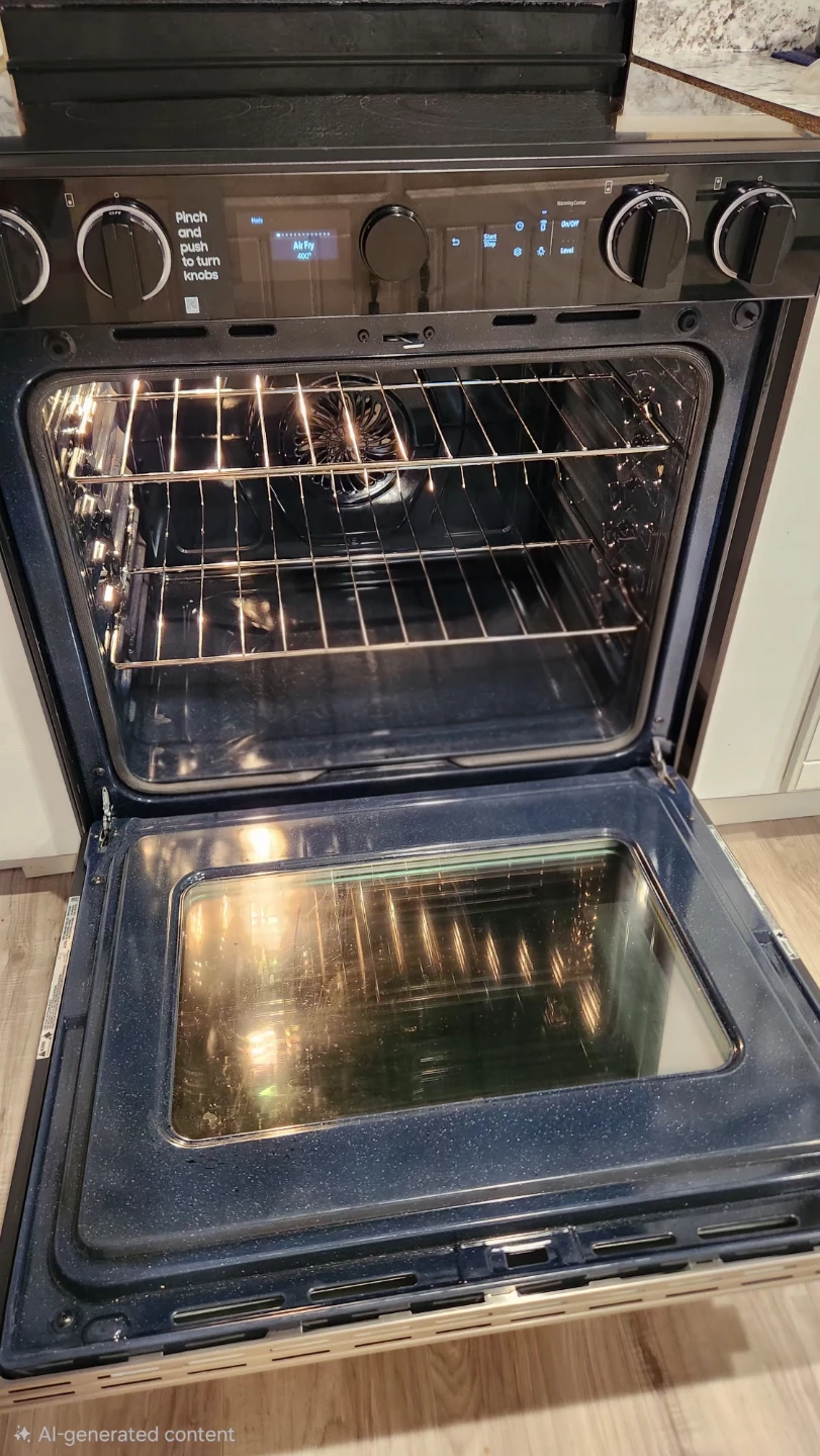 Samsung Stainless Steel Refrigerator & Electric Range with Oven