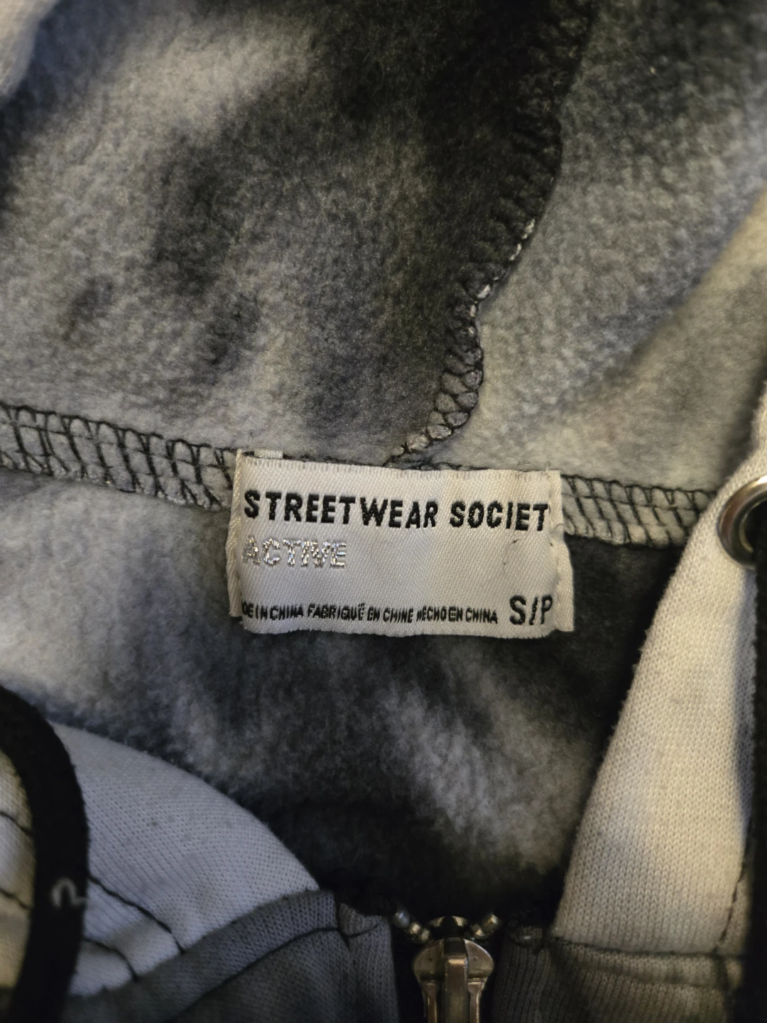 Streetwear Society Tie-Dye Zip-Up Hoodie - photo 2