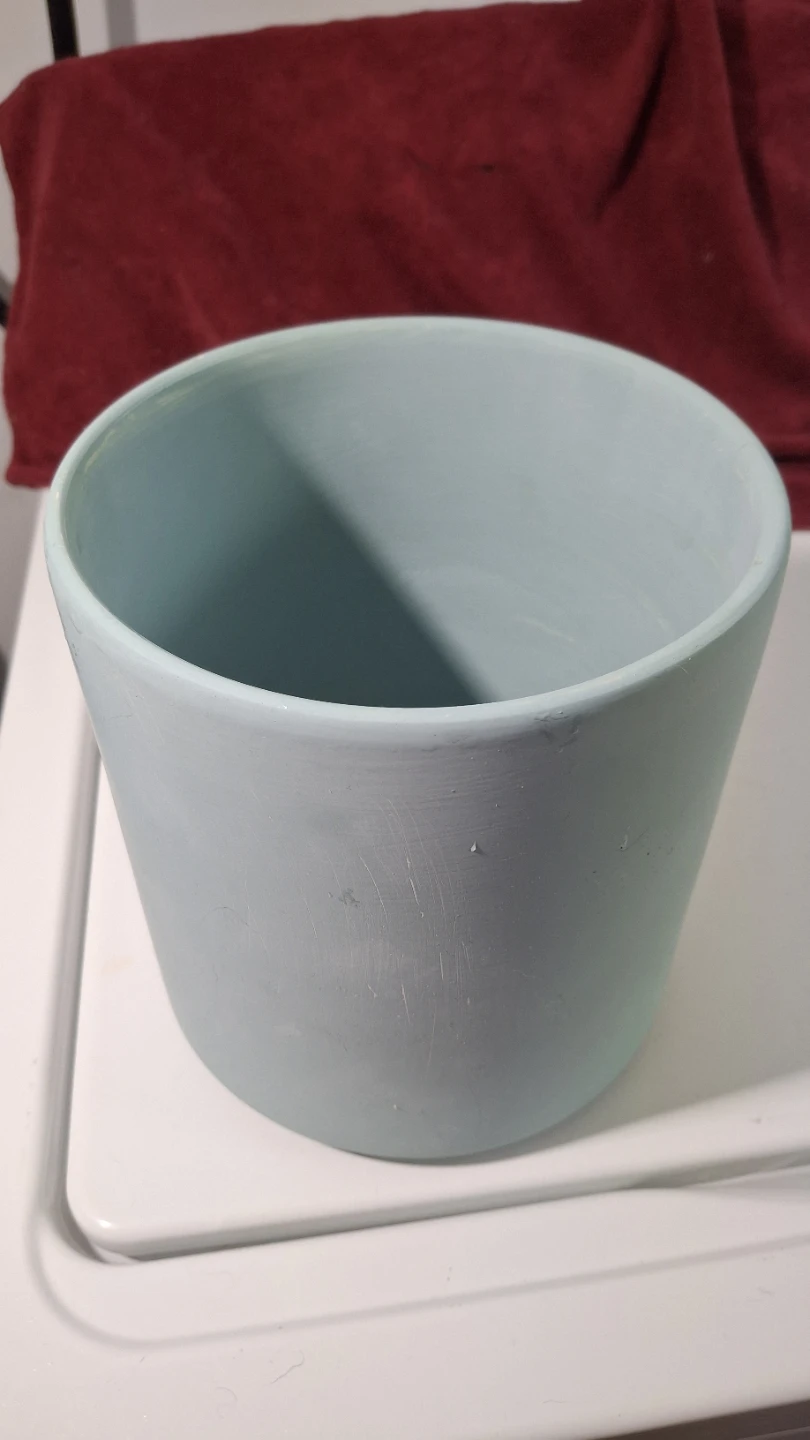 Light Blue Ceramic Planter 🪴🪴 - photo 2