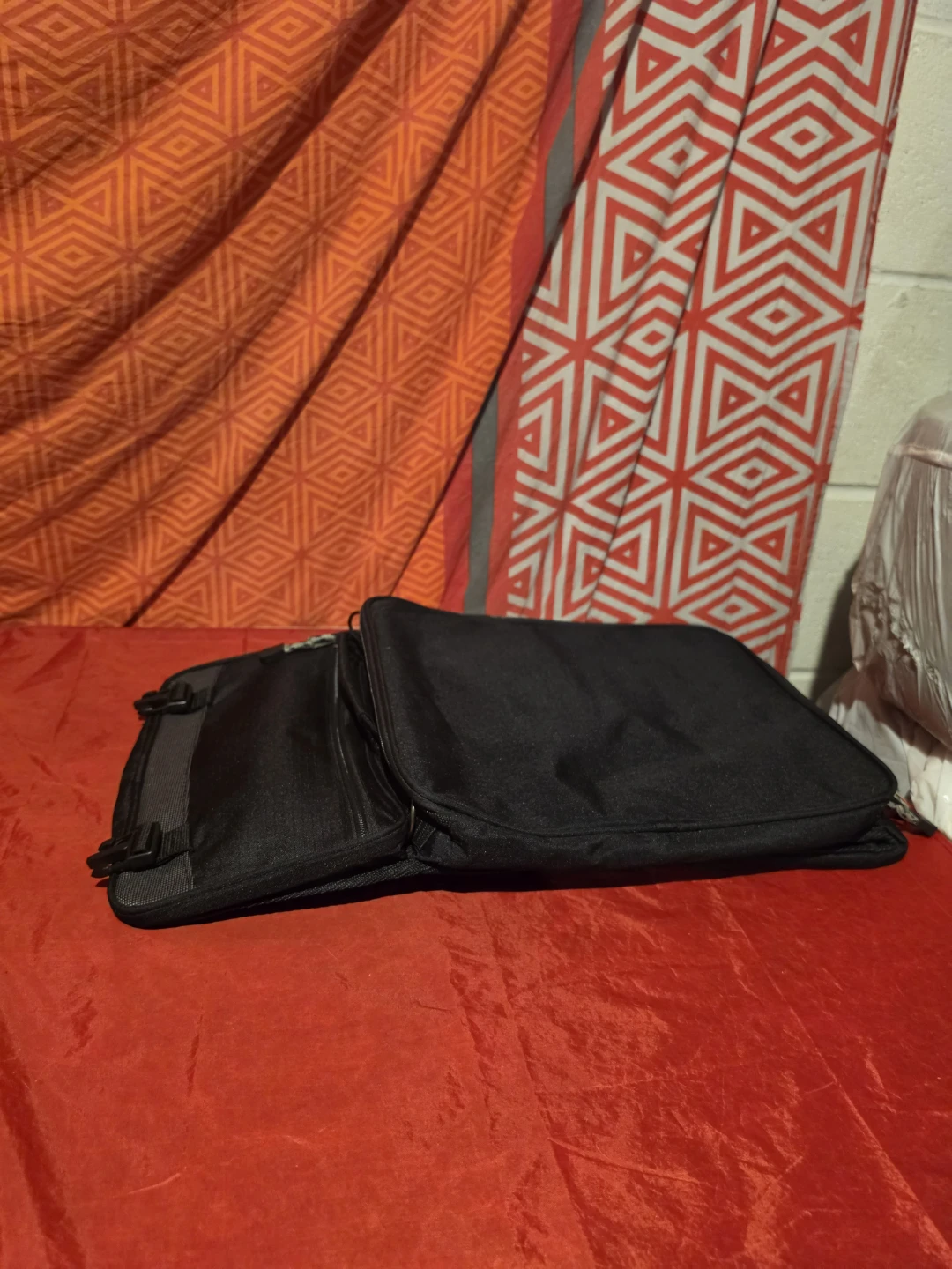 Black Utility and Laptop Bag w/ Buckles & Zippers - photo 4
