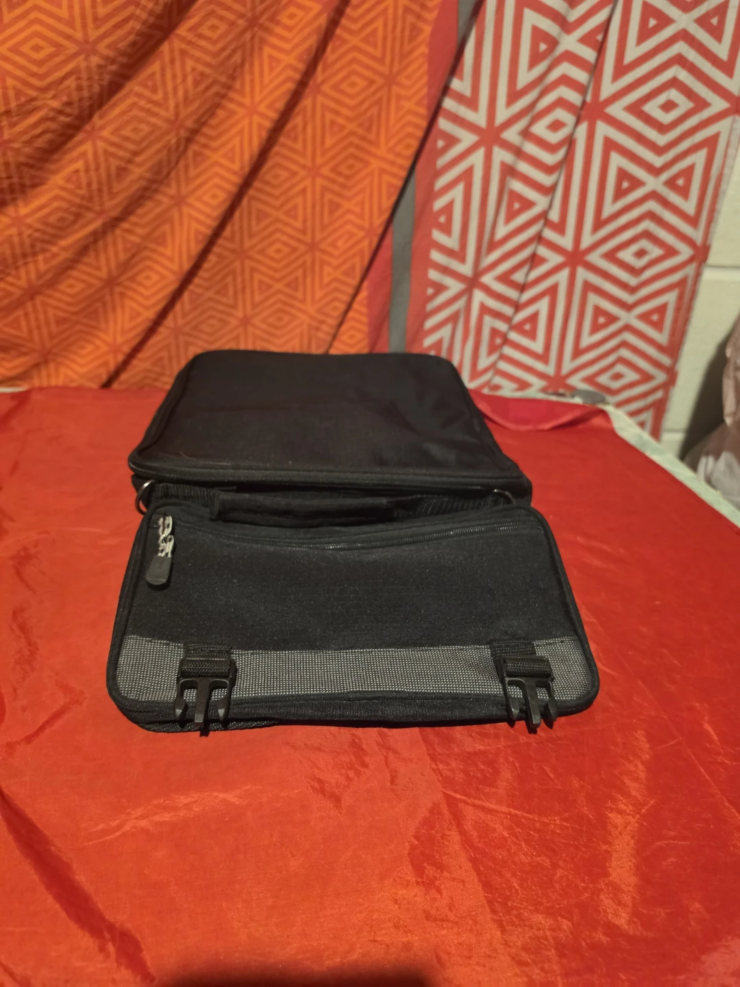 Black Utility and Laptop Bag w/ Buckles & Zippers - photo 5