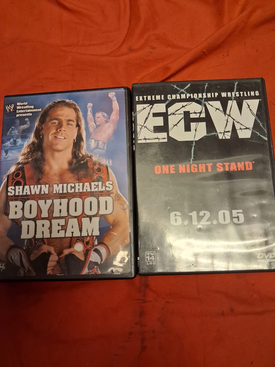 Shawn Michaels Boyhood Dream & ECW One Night Stand 2005 DVDs
