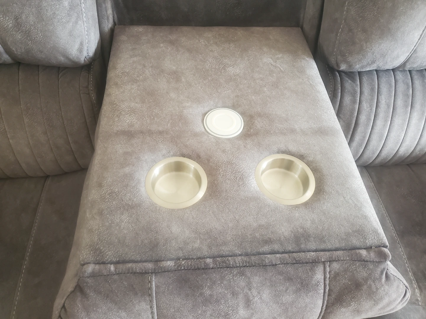 Grey Reclining Sofa 3 piece - photo 4
