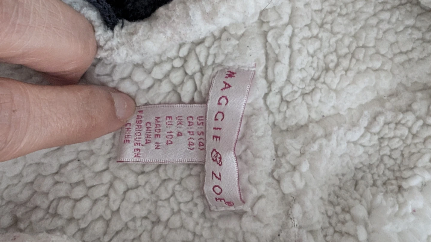 Maggie Zoe Girls Hooded Vest Size 4 - photo 3