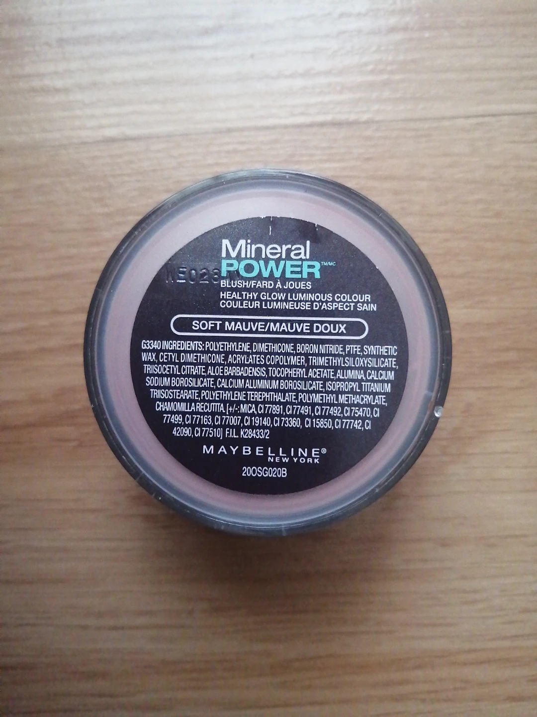 Maybelline Mineral Power Soft Mauve Blush - photo 2
