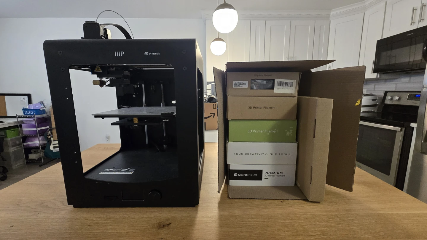 Monoprice MP i3 3D Printer with Filament