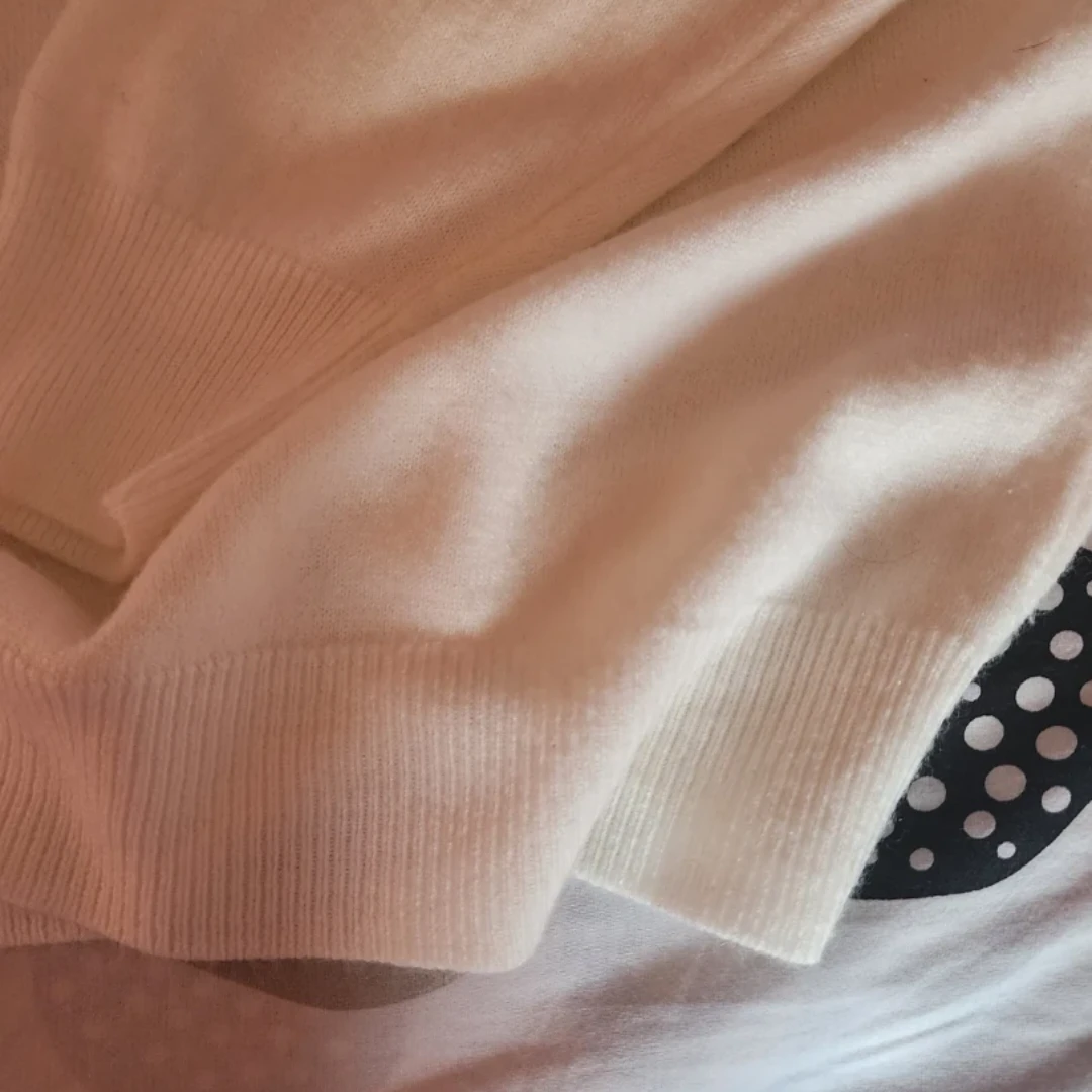 Cream coloured half-zip sweater - photo 3