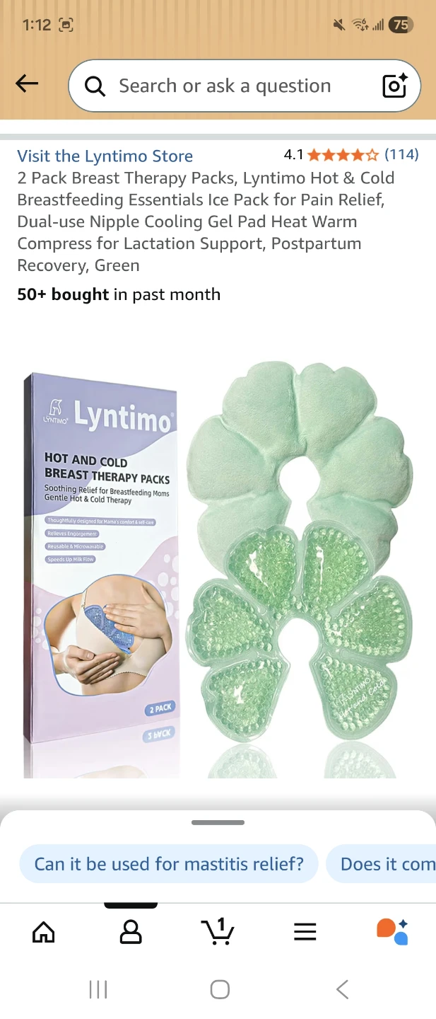 Lyntimo Hot & Cold Breast Therapy Packs (2 Pack)