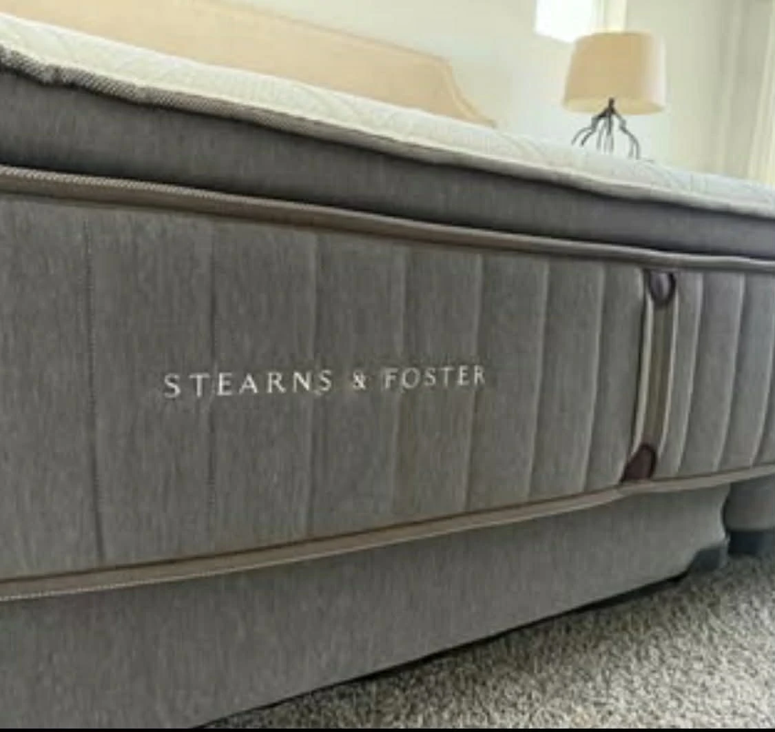 King size bedframe, box springs and Stearns & Foster Mattress - photo 4