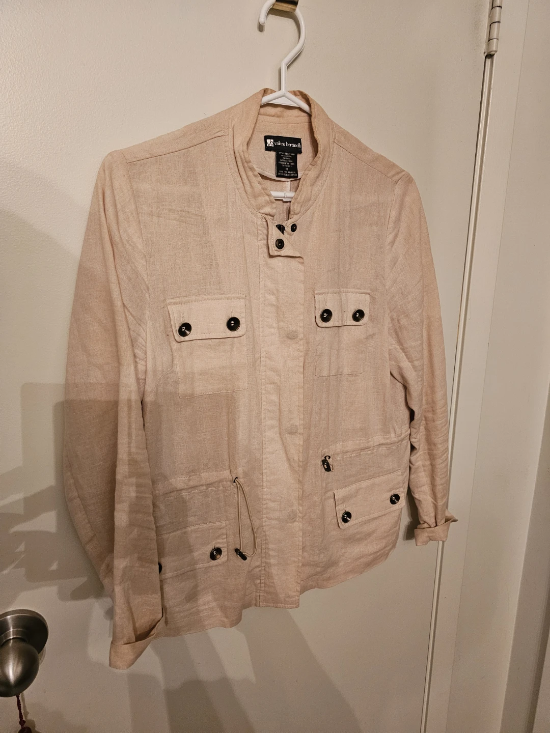 Valerie Bertinelli Linen Blend Jacket - M