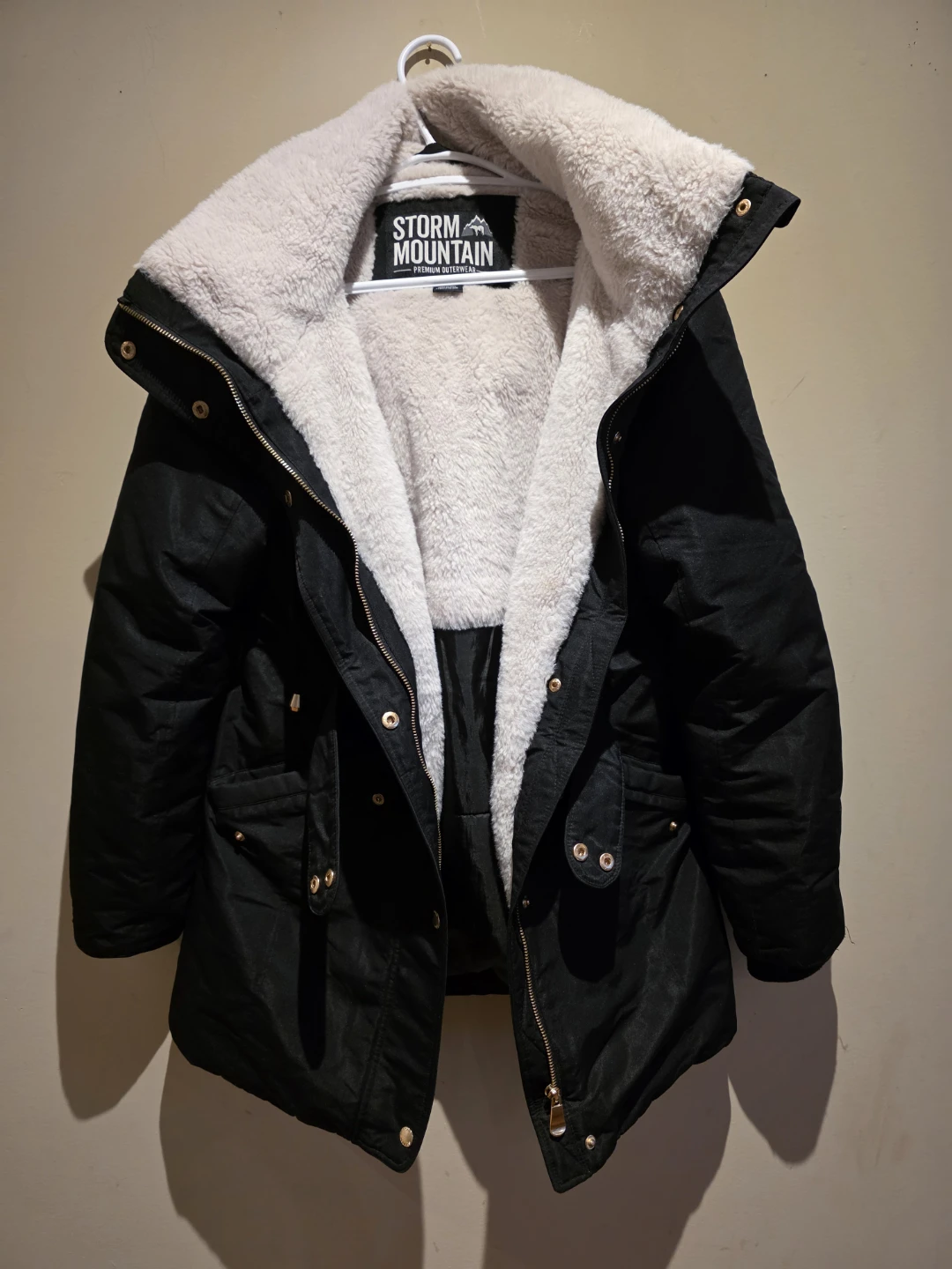 Storm Mountain Women's Winter Parka Jacket M/M Black