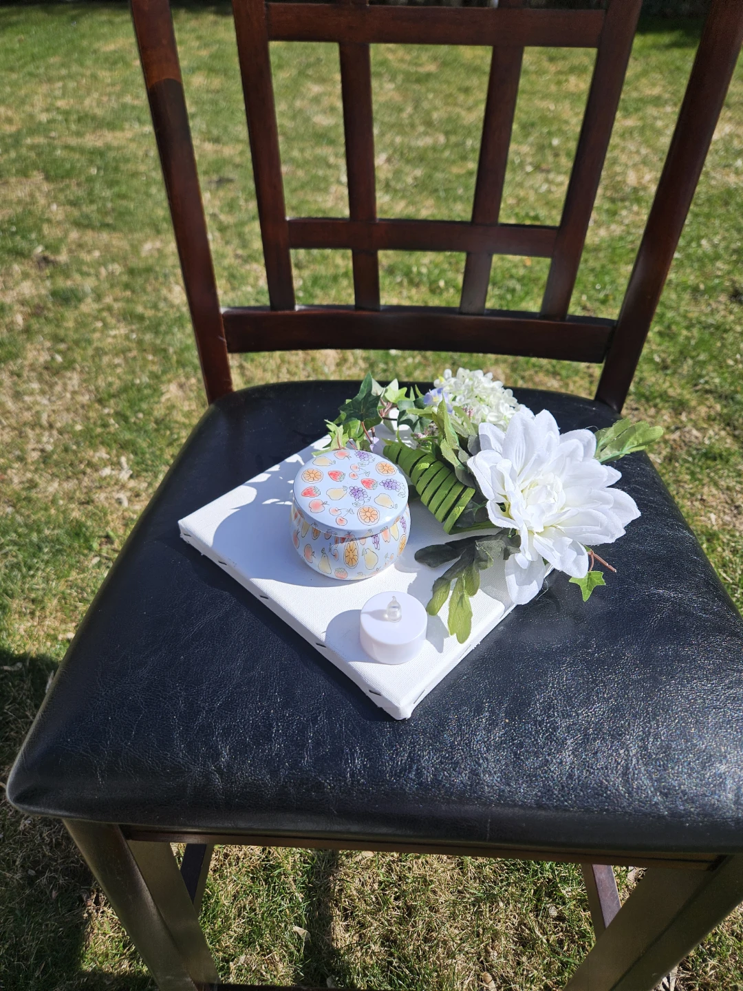 Decorative Candle and Floral Arrangements, $5 each - photo 3