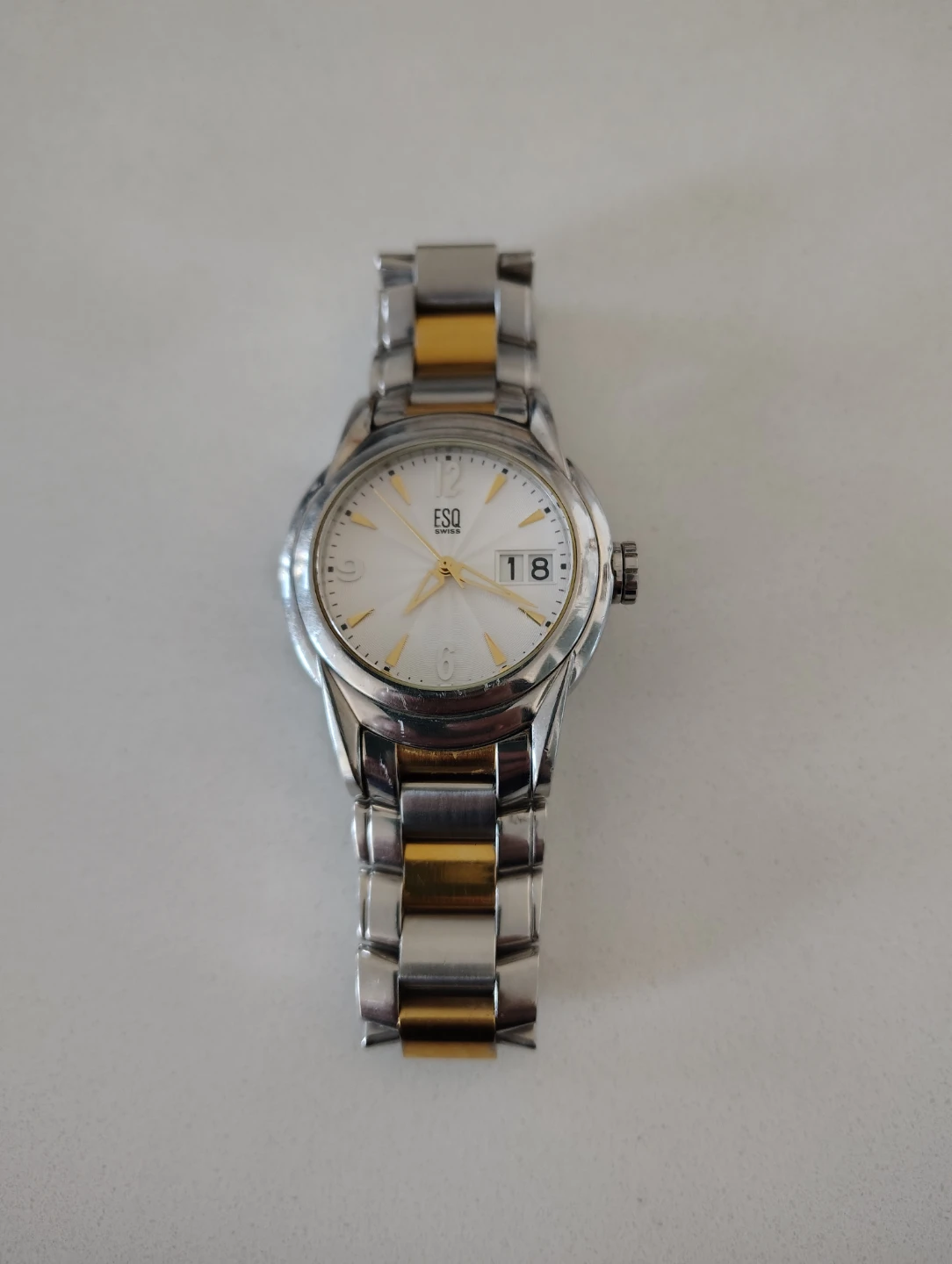 Vintage ESQ by Movado - Two-Tone Swiss Watch