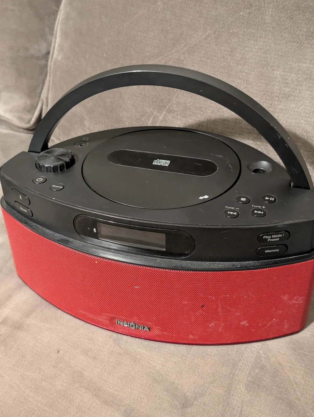Insignia CD Player Boombox Radio with Bluetooth