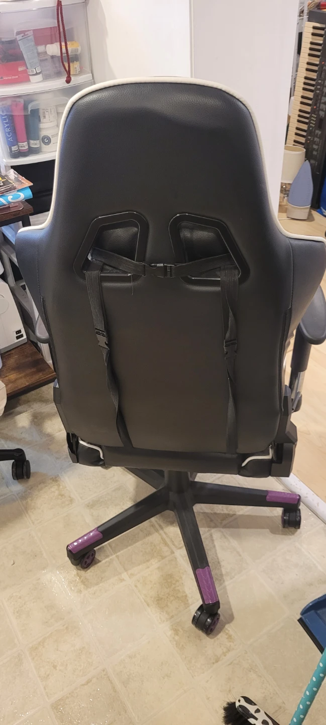DJ W Gaming Chair with Footrest - photo 2