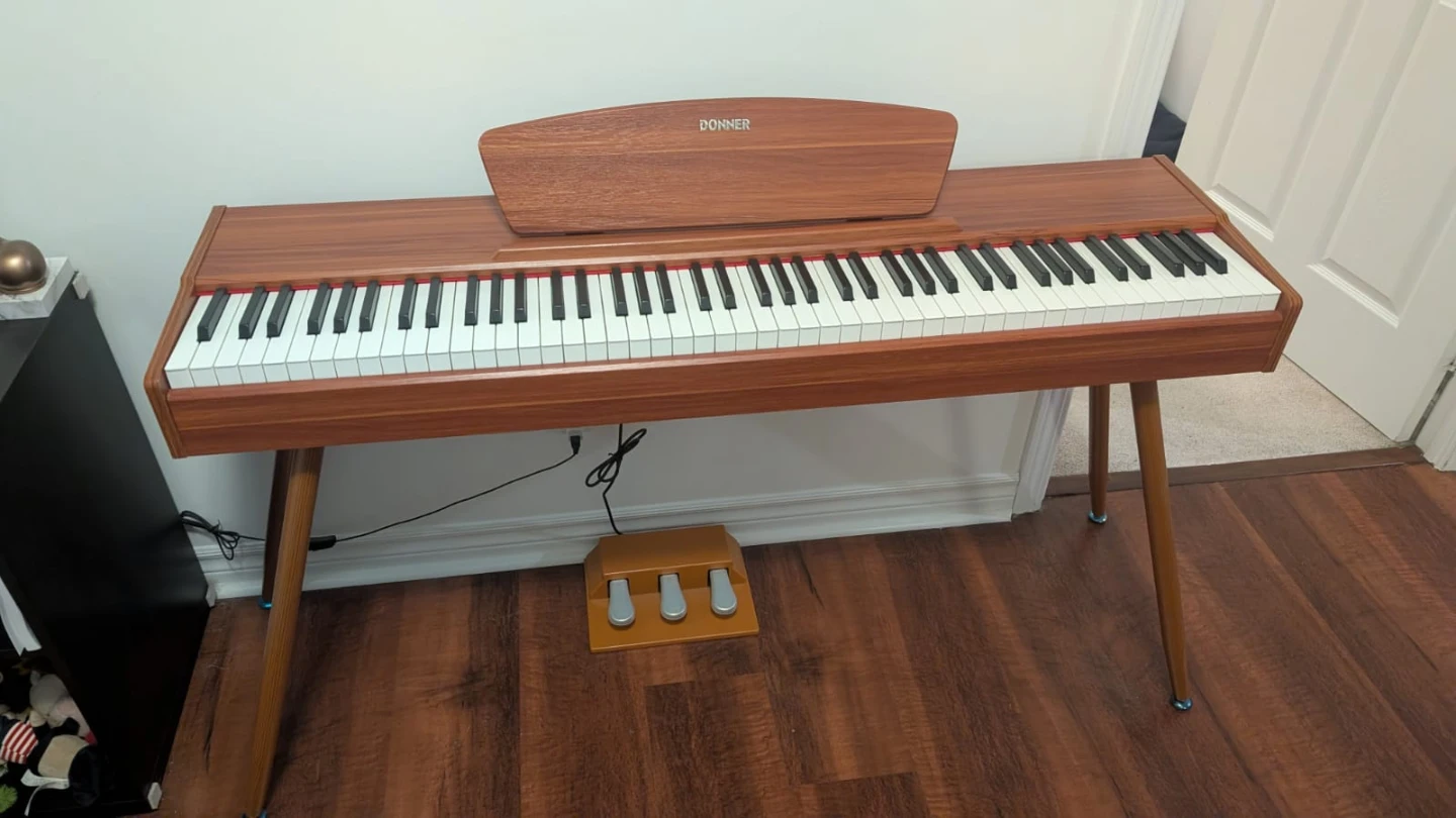 Donner Digital Piano with Bench and Pedals - photo 2